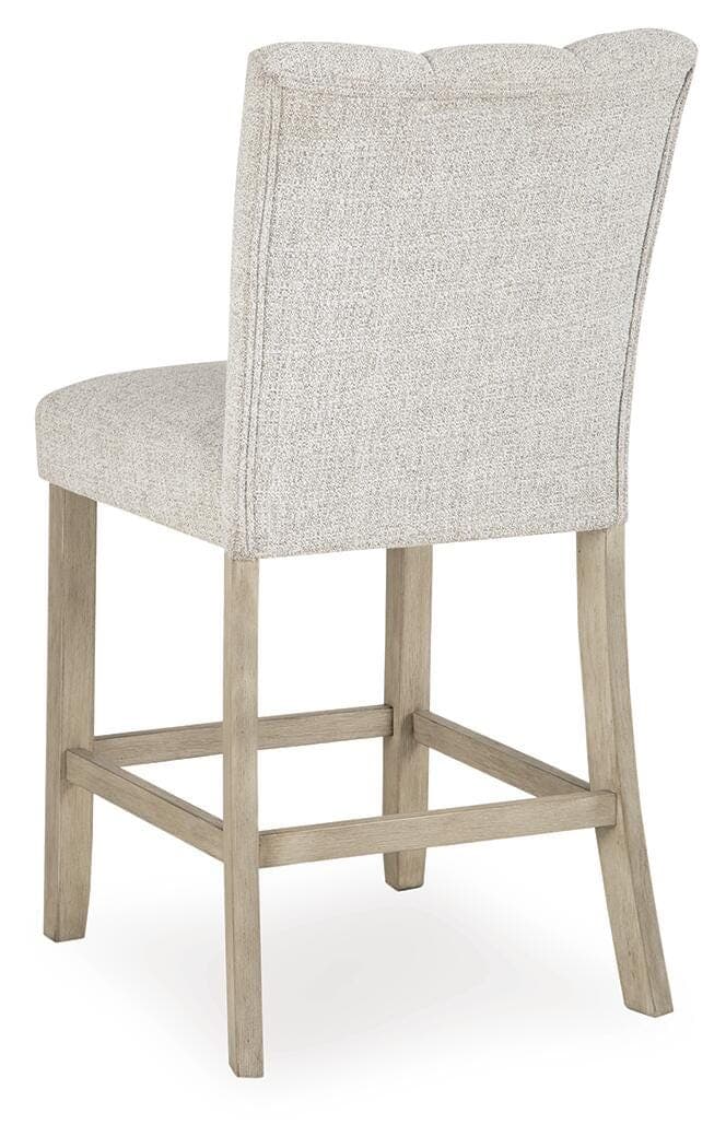 Karmenton Counter Height Barstool — Brown/Beige — view 6