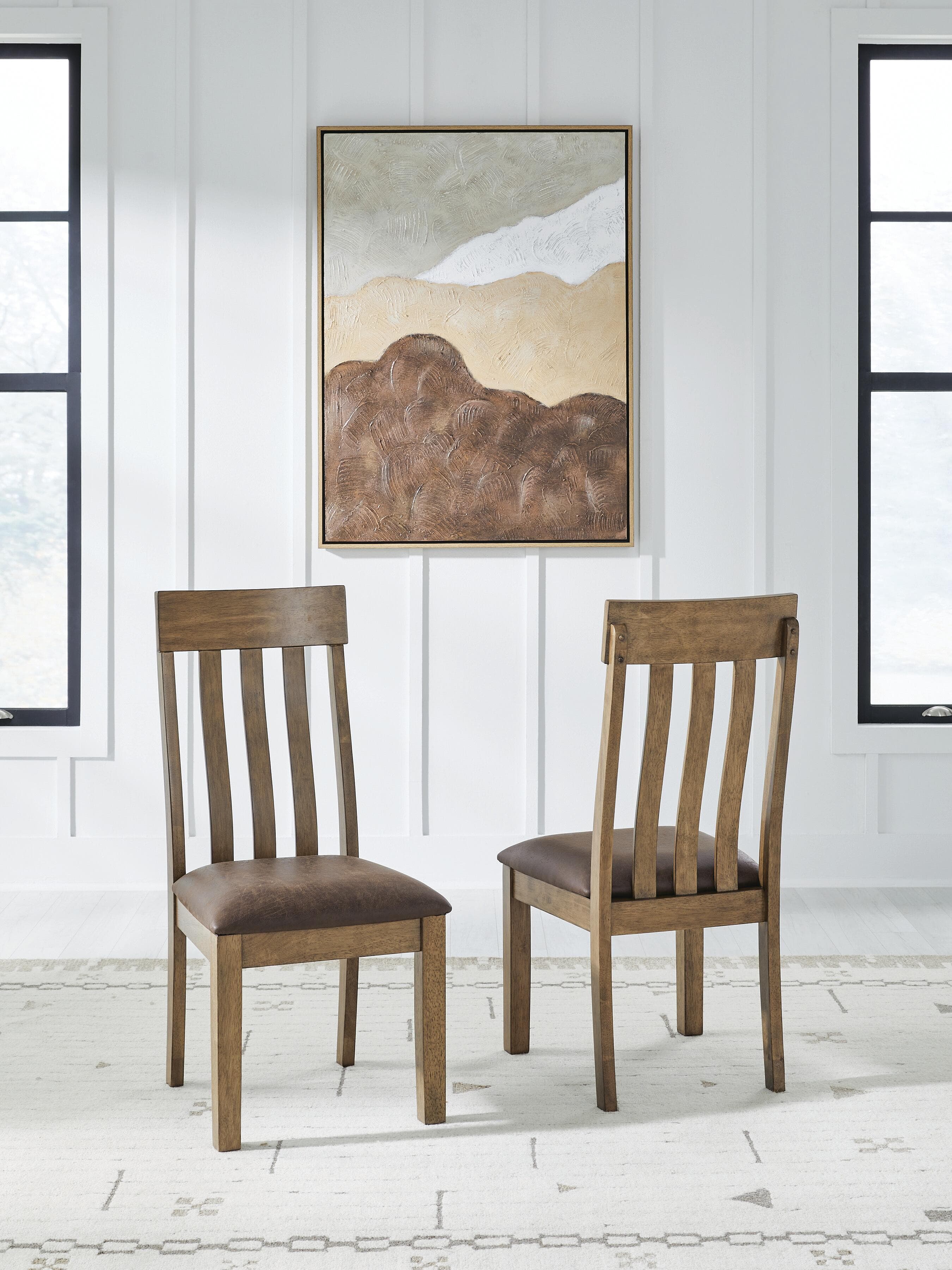Broxtyn Dining Chair — Brown/Beige — view 2