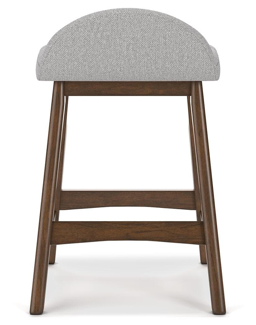 Lyncott Counter Height Bar Stool — Black/Gray;Brown/Beige — view 4