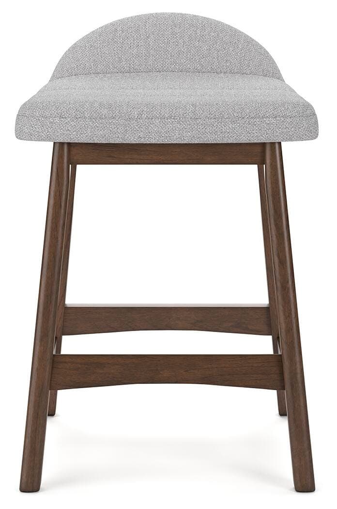 Lyncott Counter Height Bar Stool — Black/Gray;Brown/Beige — view 5