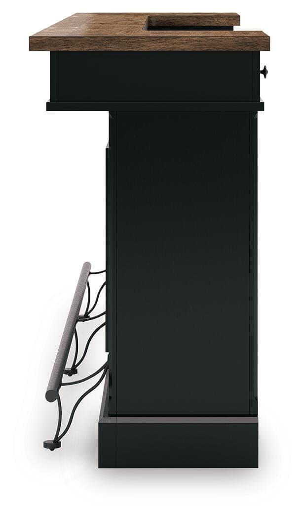 Wildenauer 78" Bar — Black/Gray;Brown/Beige — view 5