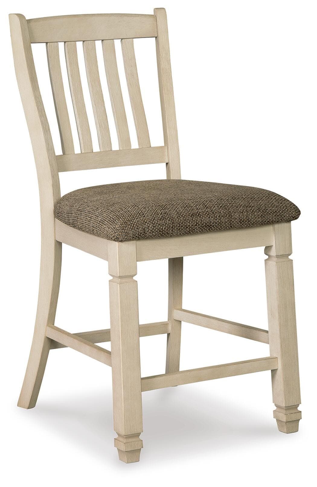 Bolanburg Counter Height Bar Stool — Brown/Beige;White — view 3