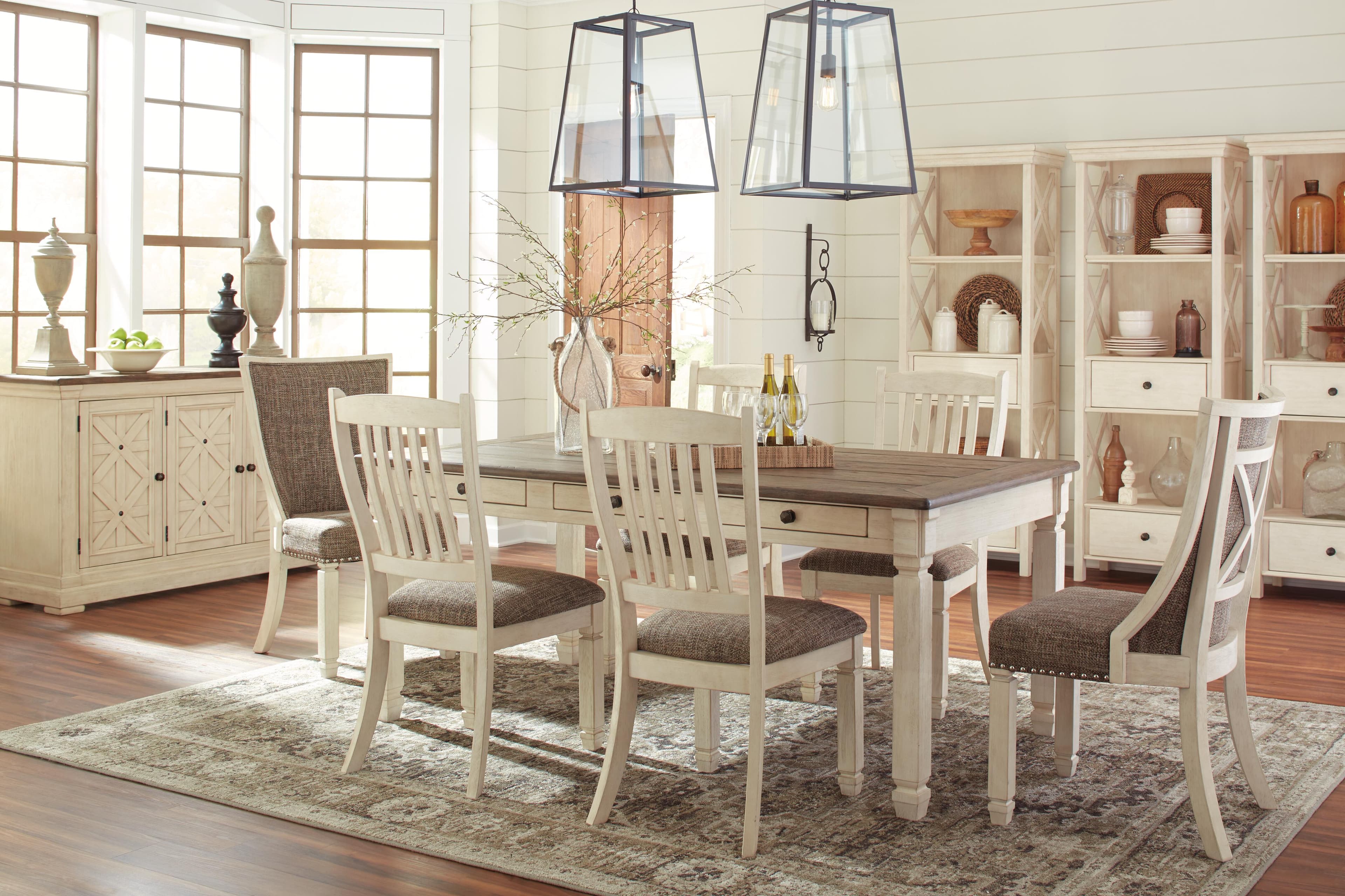 Bolanburg Dining Chair — Brown/Beige;White — view 6