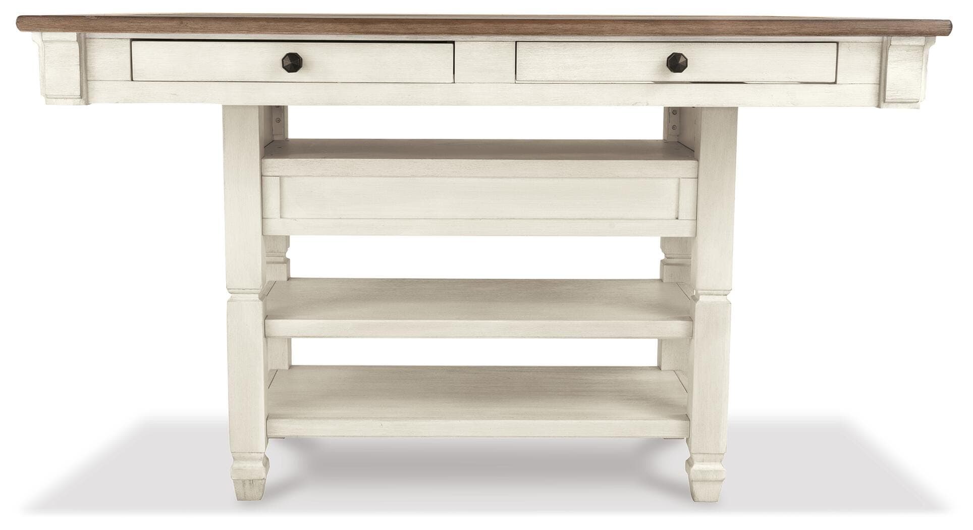 Bolanburg Counter Height Dining Table — Brown/Beige;White — view 7