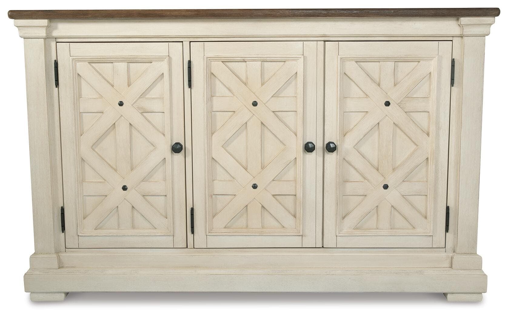 Bolanburg Dining Server — Brown/Beige;White — view 3