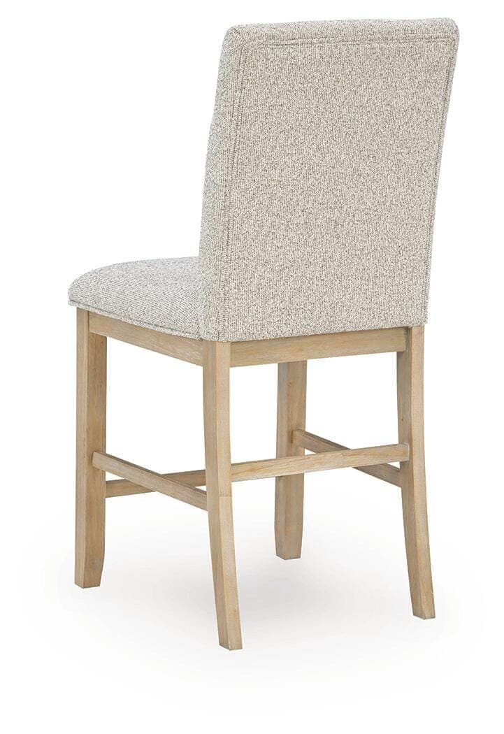 Crendlin Counter Height Barstool — Brown/Beige — view 6