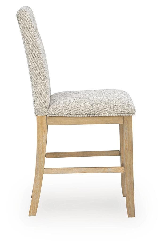 Crendlin Counter Height Barstool — Brown/Beige — view 5