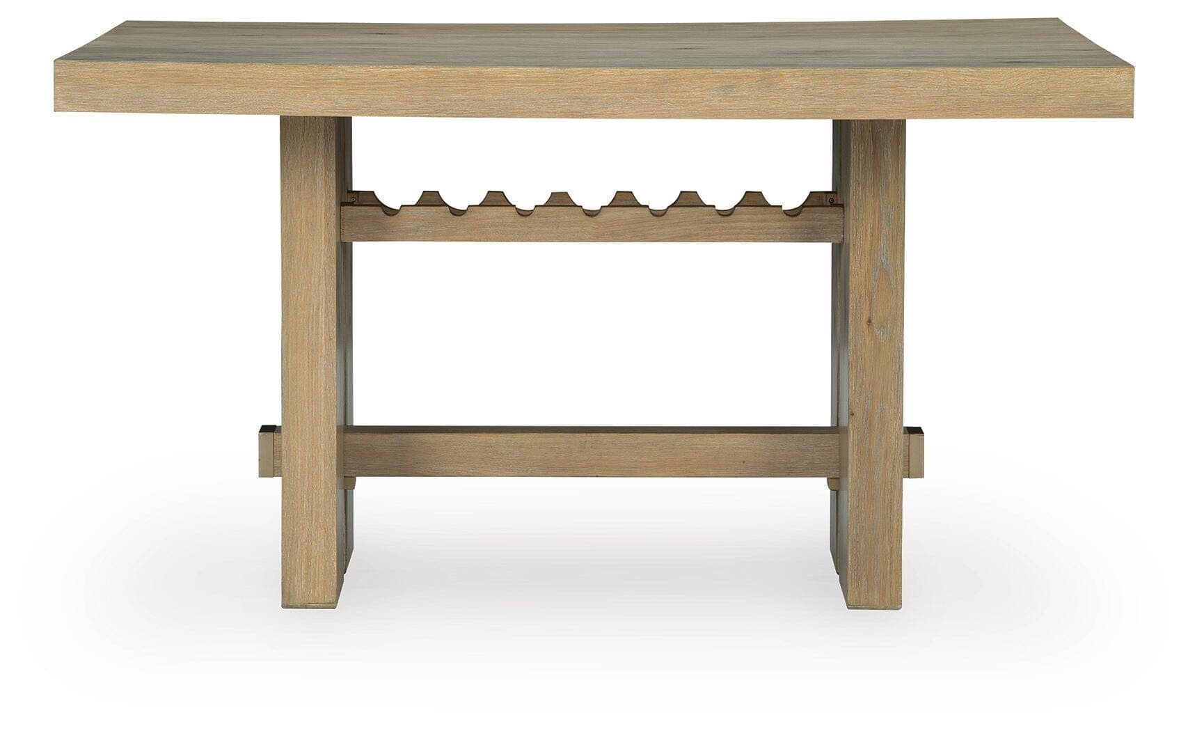 Crendlin Counter Height Dining Table — Brown/Beige — view 3