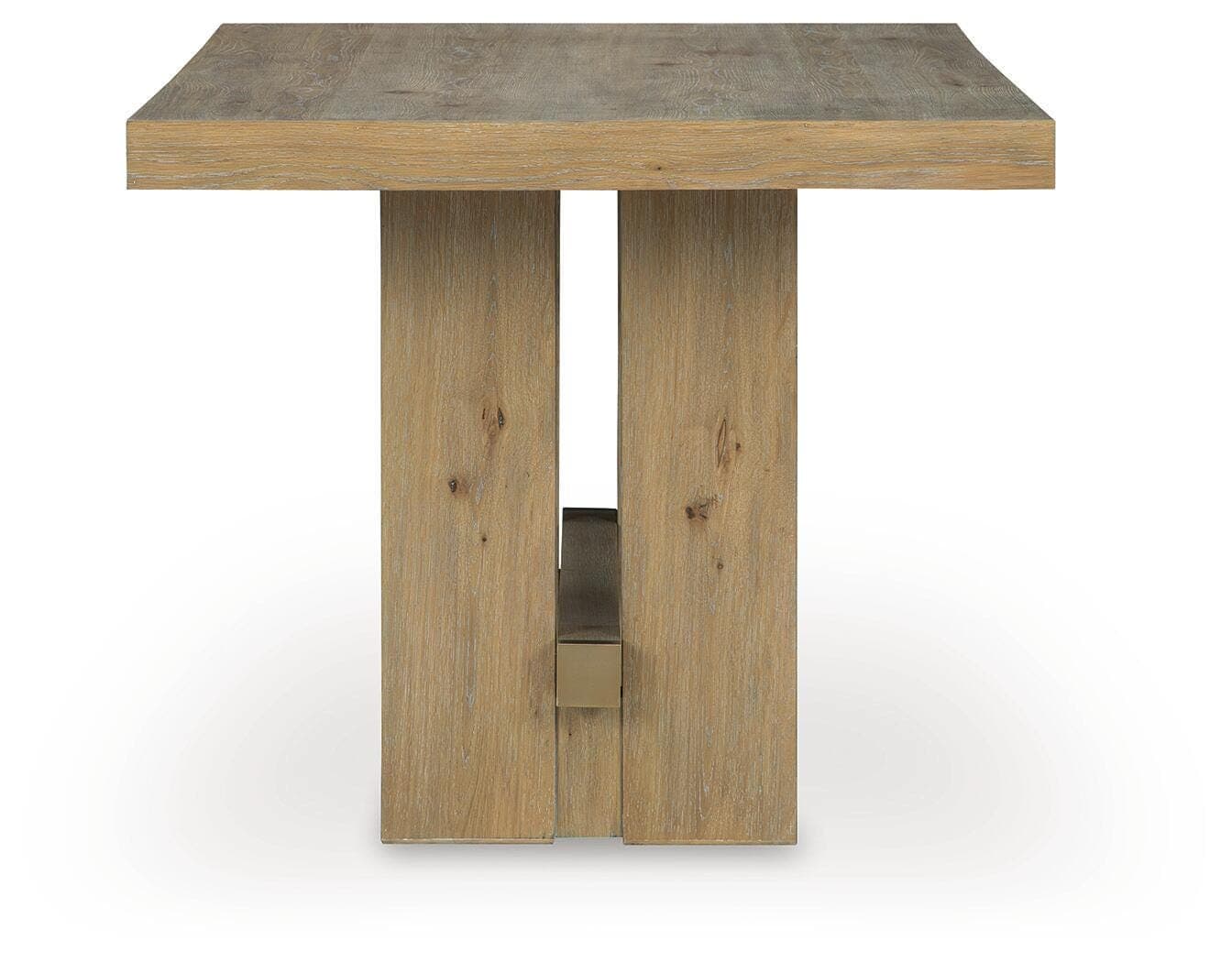 Crendlin Counter Height Dining Table — Brown/Beige — view 4