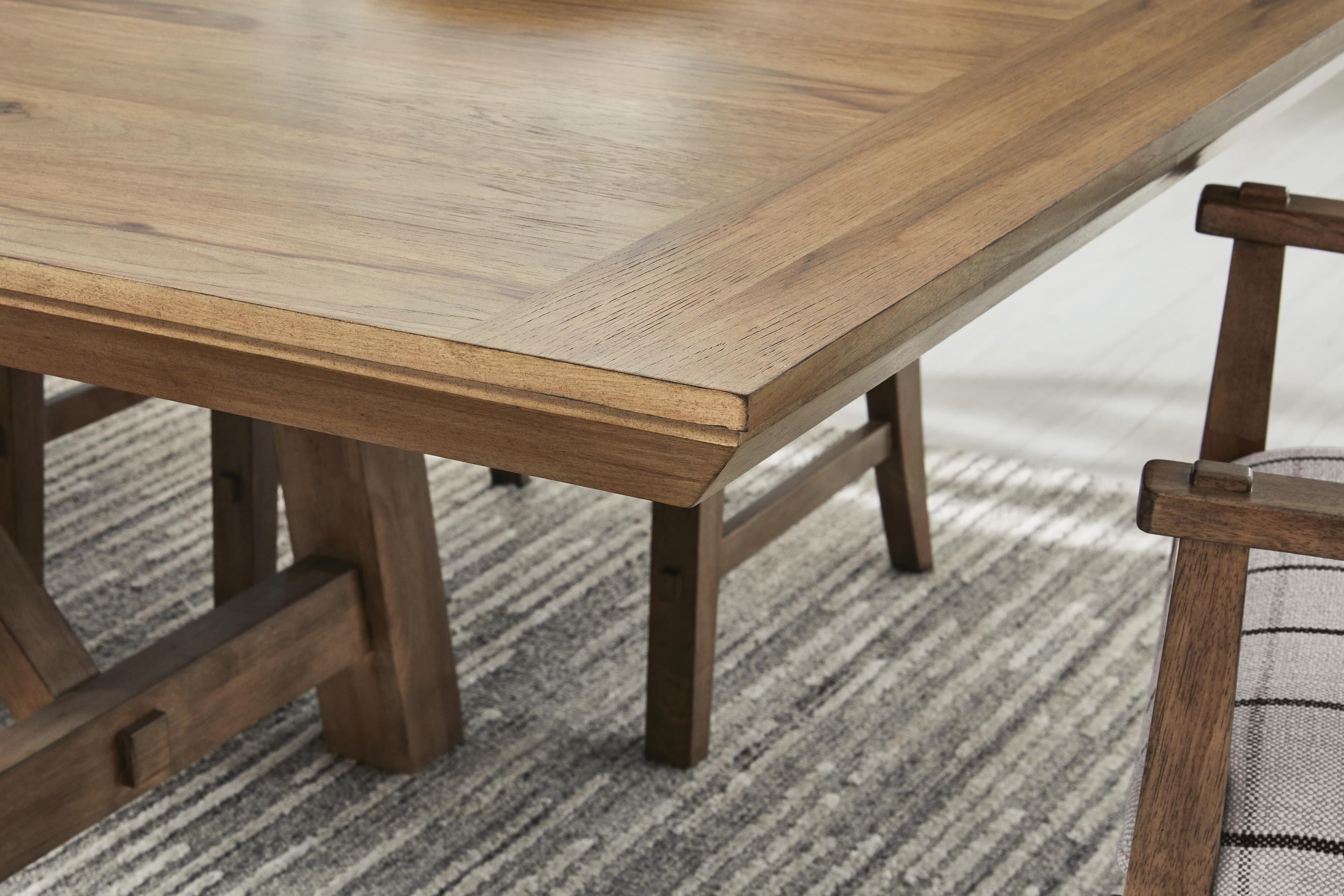 Ridgester Dining Extension Table — Brown/Beige — view 7