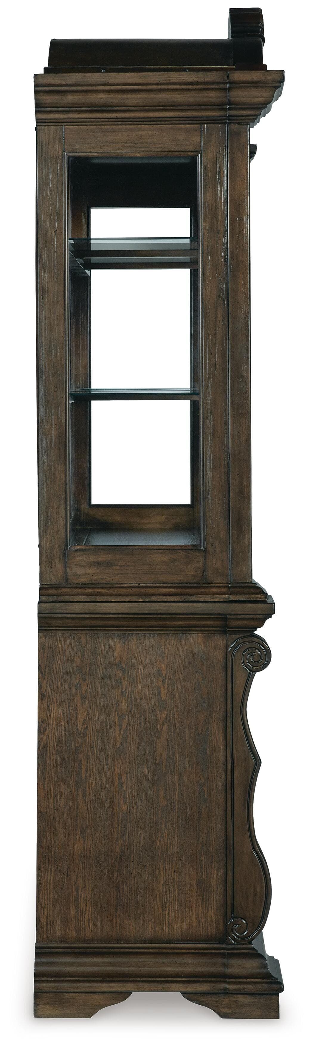 Maylee Dining Buffet and Hutch — Brown/Beige — view 5