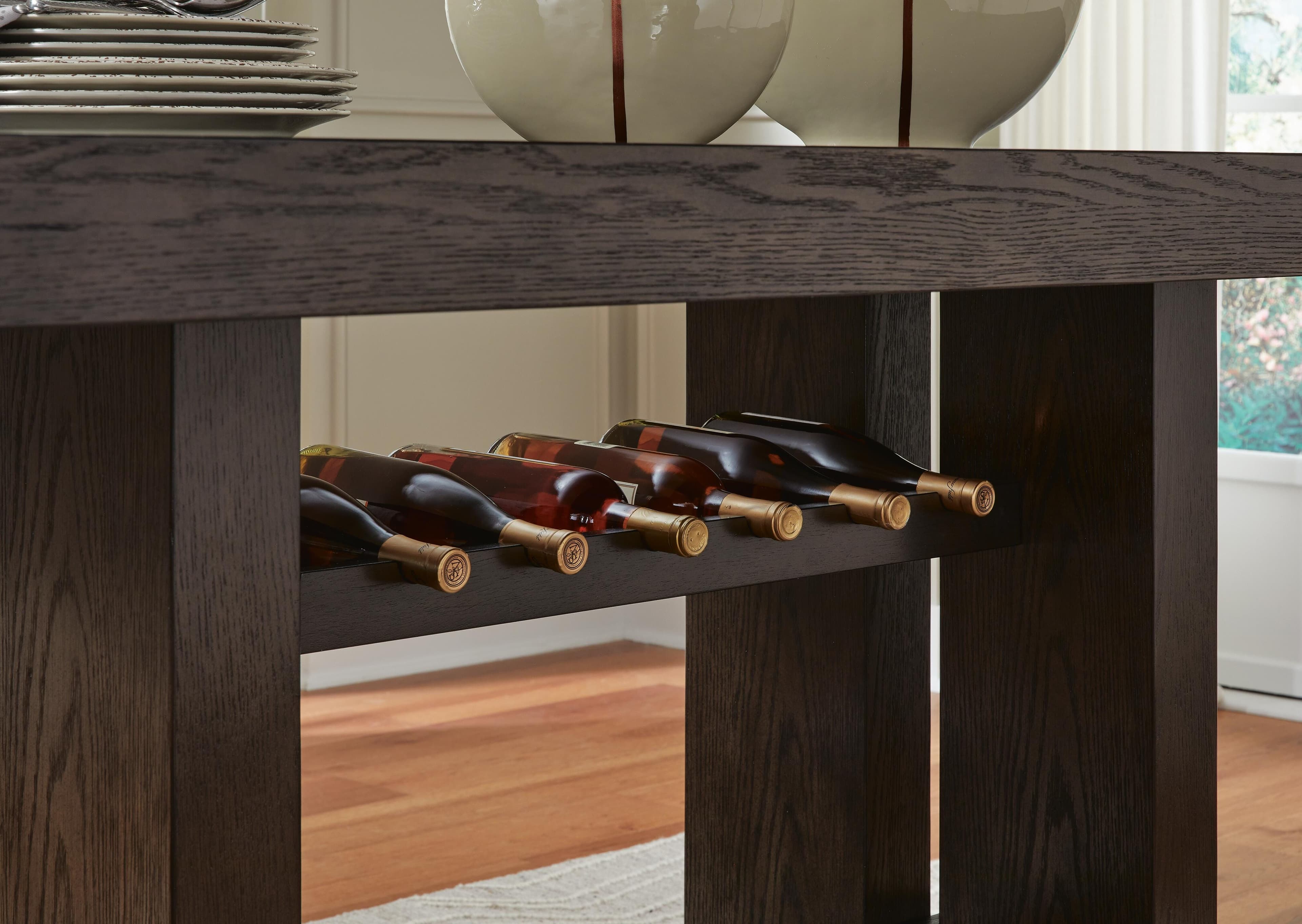 Burkhaus Counter Height Dining Table — Brown/Beige — view 6