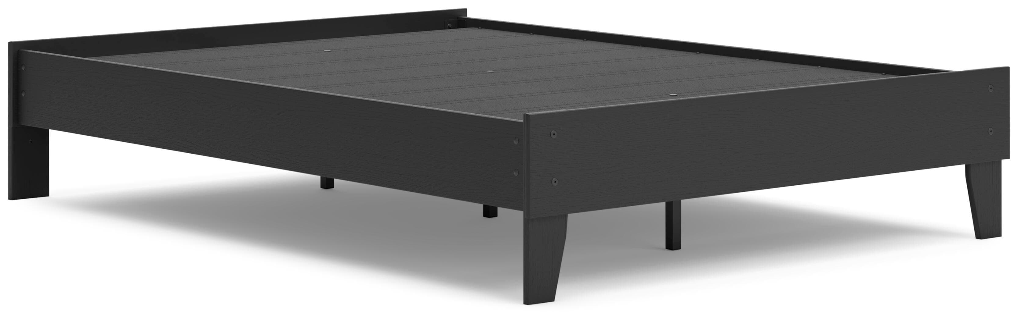 Socalle Full Platform Bed — Black/Gray — view 3