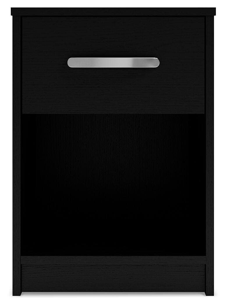 Finch Nightstand — Black/Gray — view 4