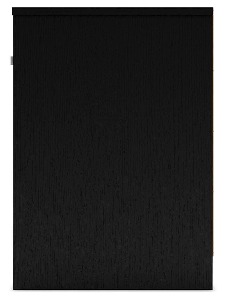 Finch Nightstand — Black/Gray — view 7