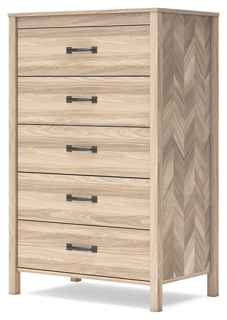 Battelle Chest of Drawers — Brown/Beige — view 3