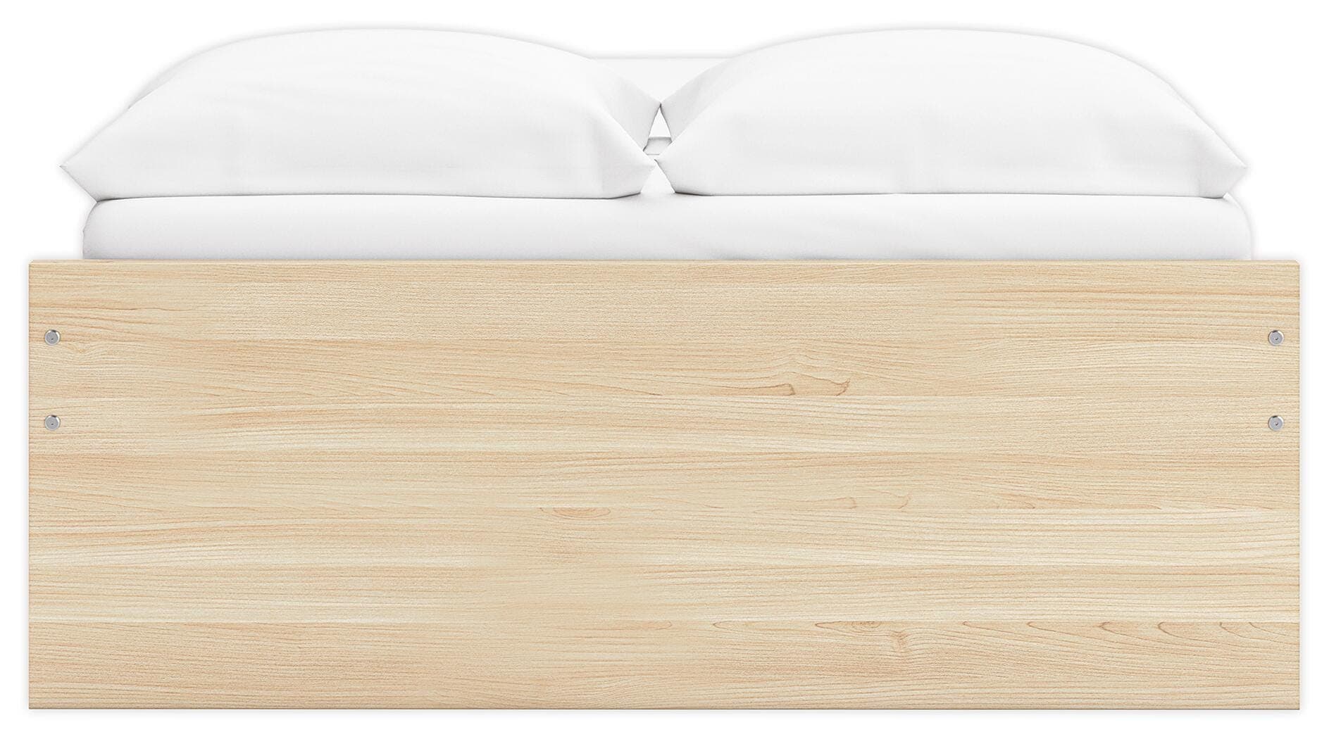 Onita Full Platform Bed with 1 Side Storage — Natural — view 8