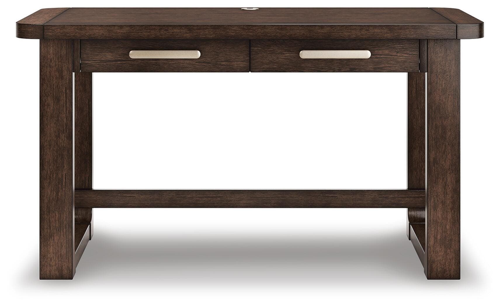 Breckington 56" Home Office Desk — Brown/Beige — view 4