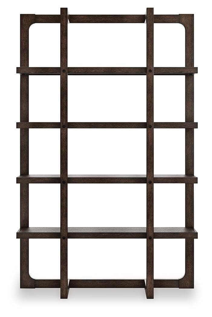 Breckington 76" Bookcase — Brown/Beige — view 6