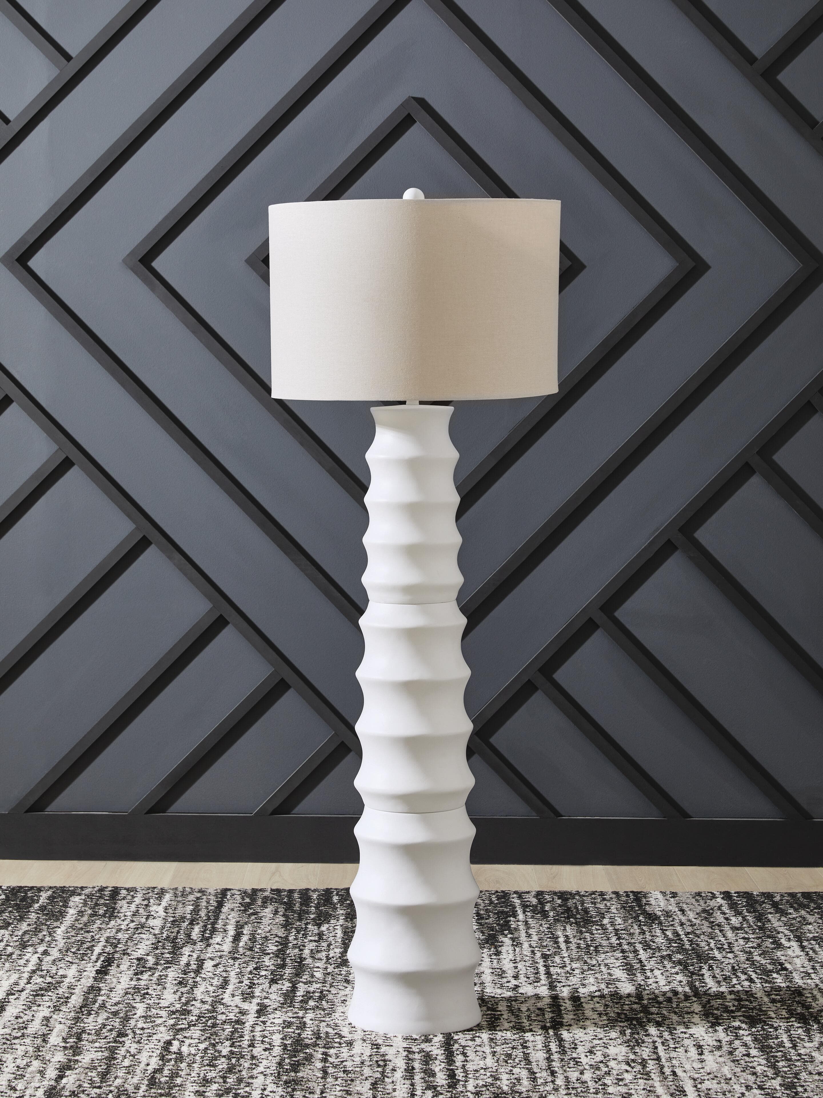 Veraleigh Floor Lamp — White — view 2