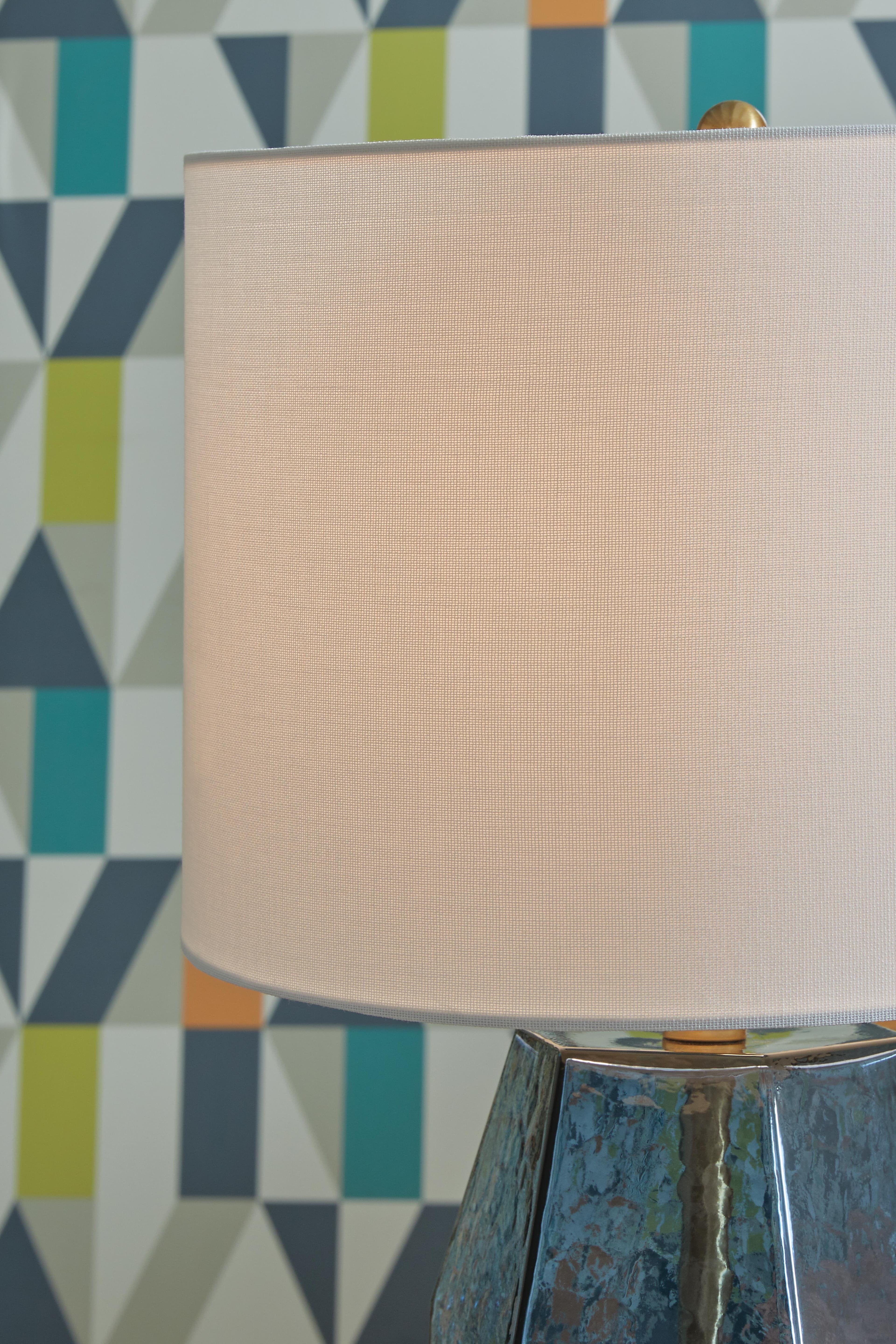 Tallow Table Lamp — Transparent;Blue — view 3