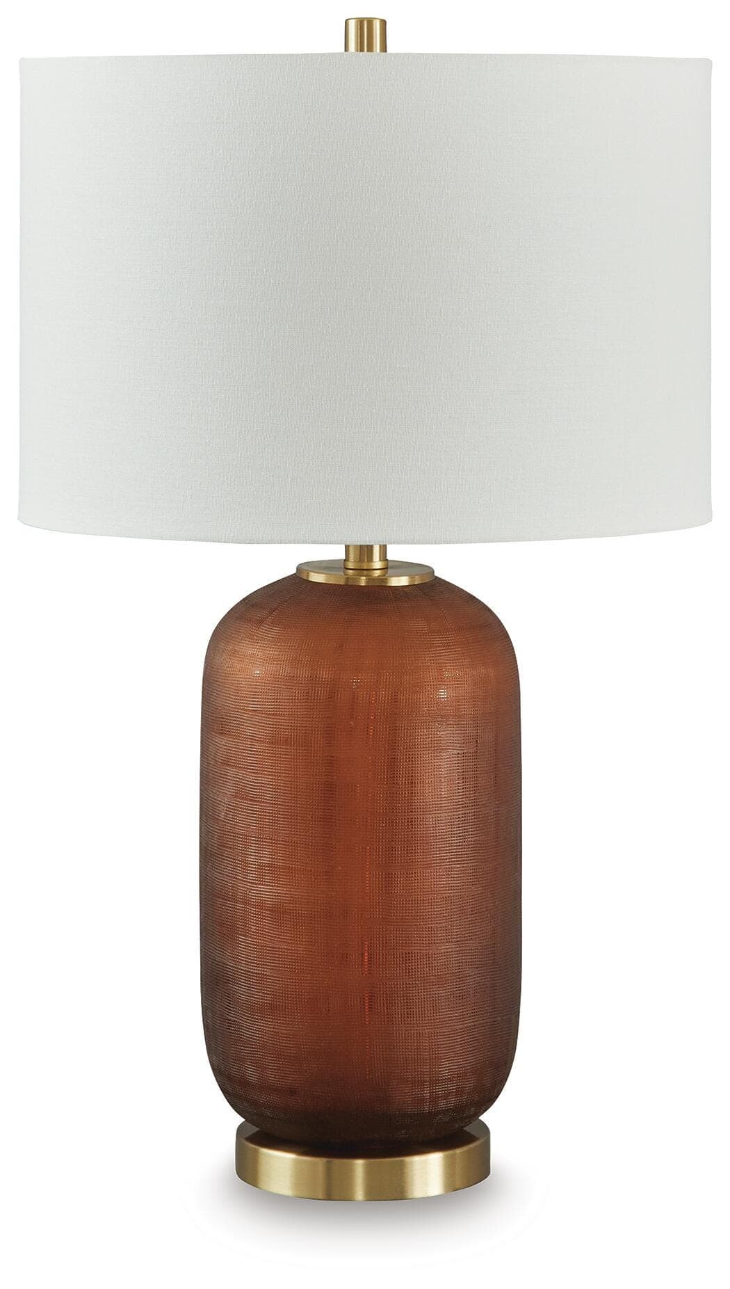 Farberman Table Lamp — Metallic;Yellow;Brown/Beige — Middletown Furniture, Middletown OH