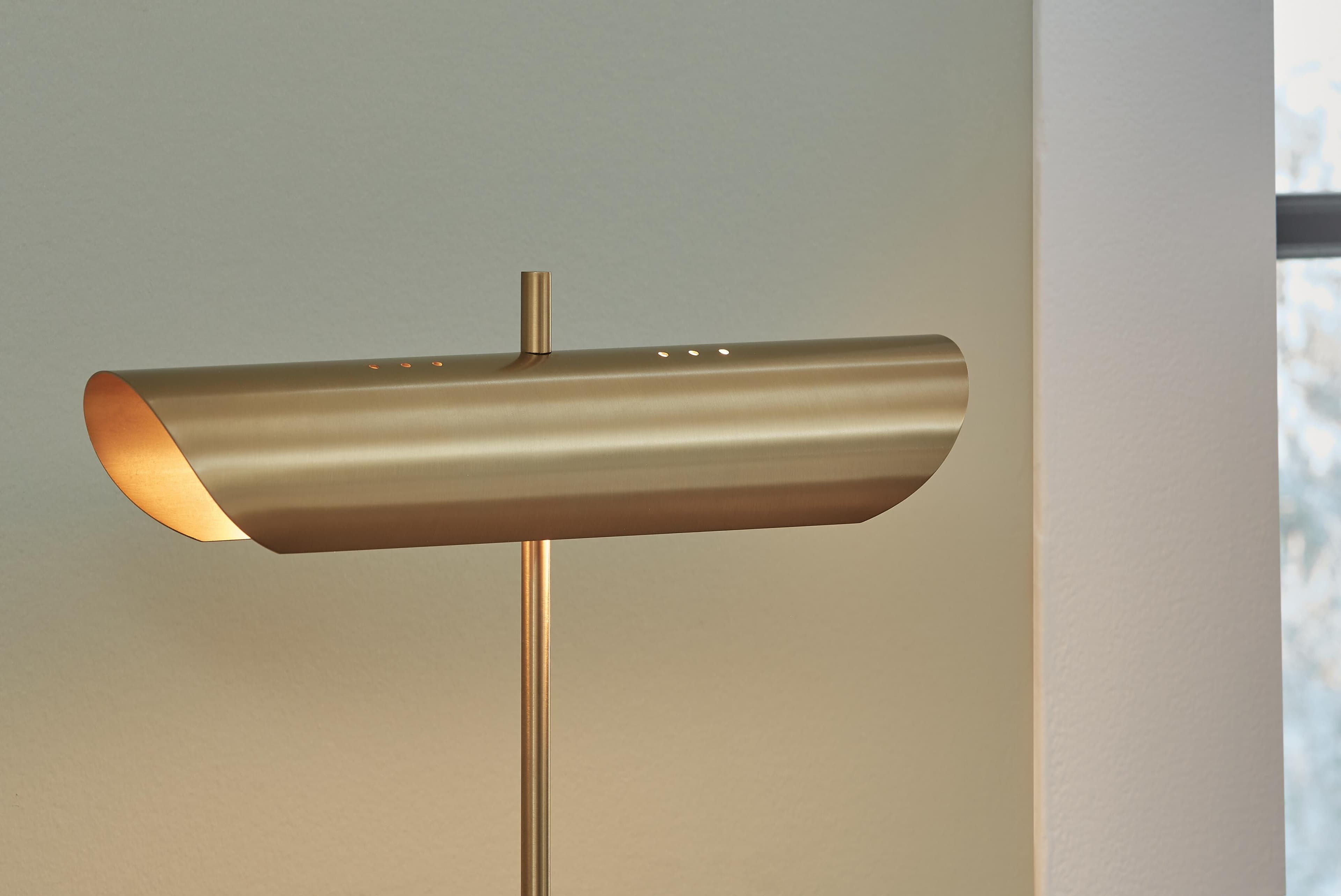 Rowleigh Desk Lamp — White;Metallic — view 3