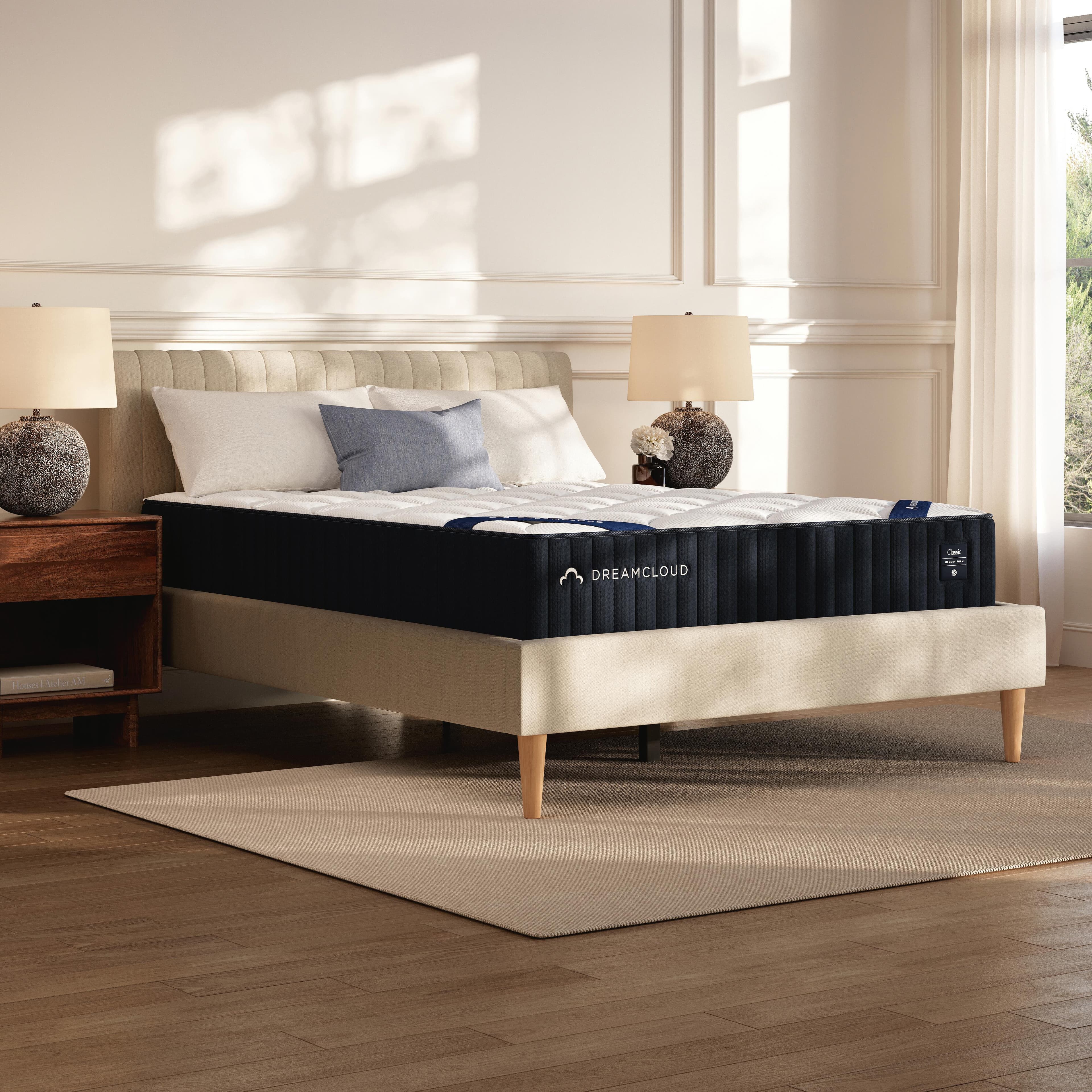 Dreamcloud Classic Memory Foam Queen Mattress — White — view 2