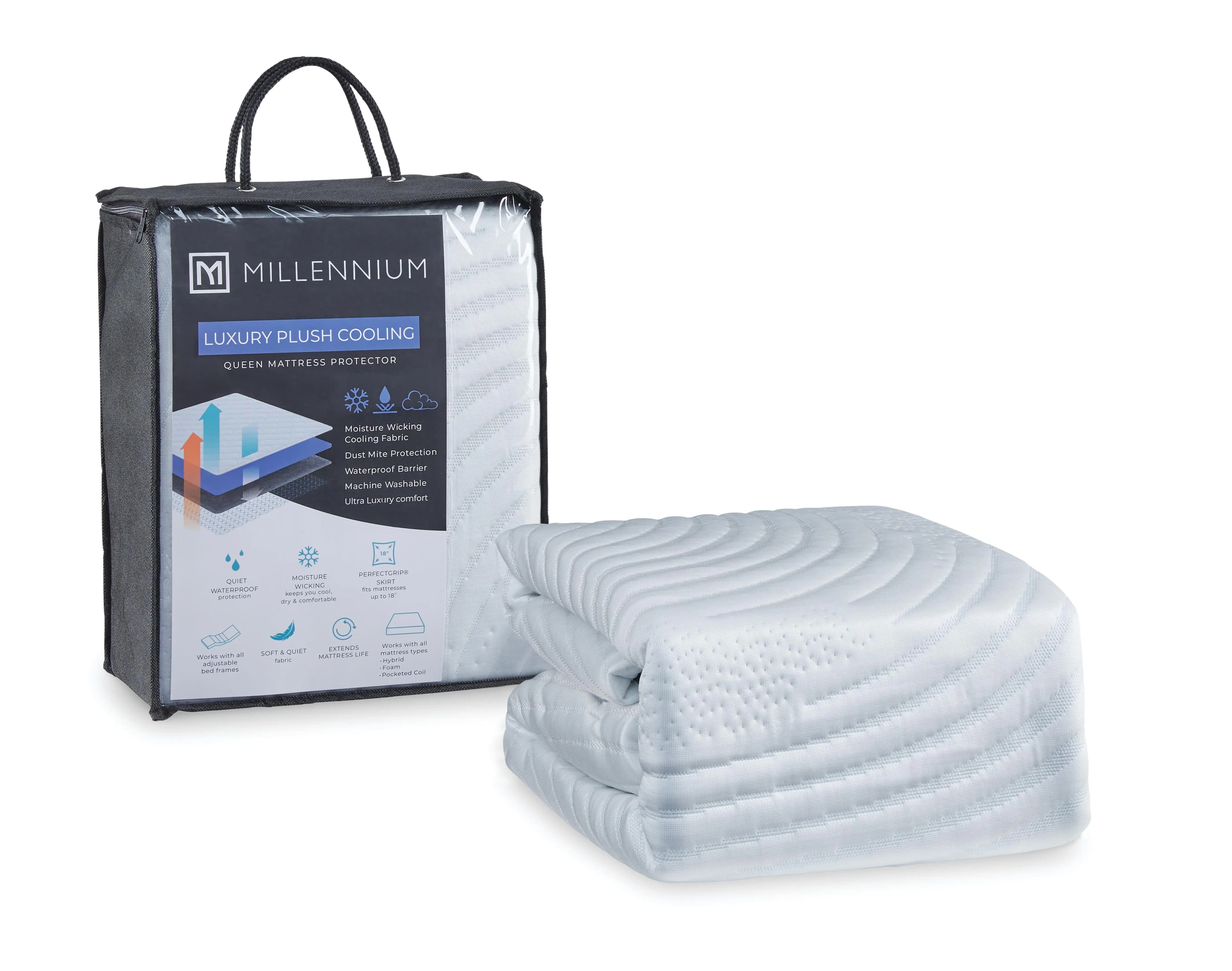 Extra Cooling Protector Queen Mattress Protector (Set of 4)