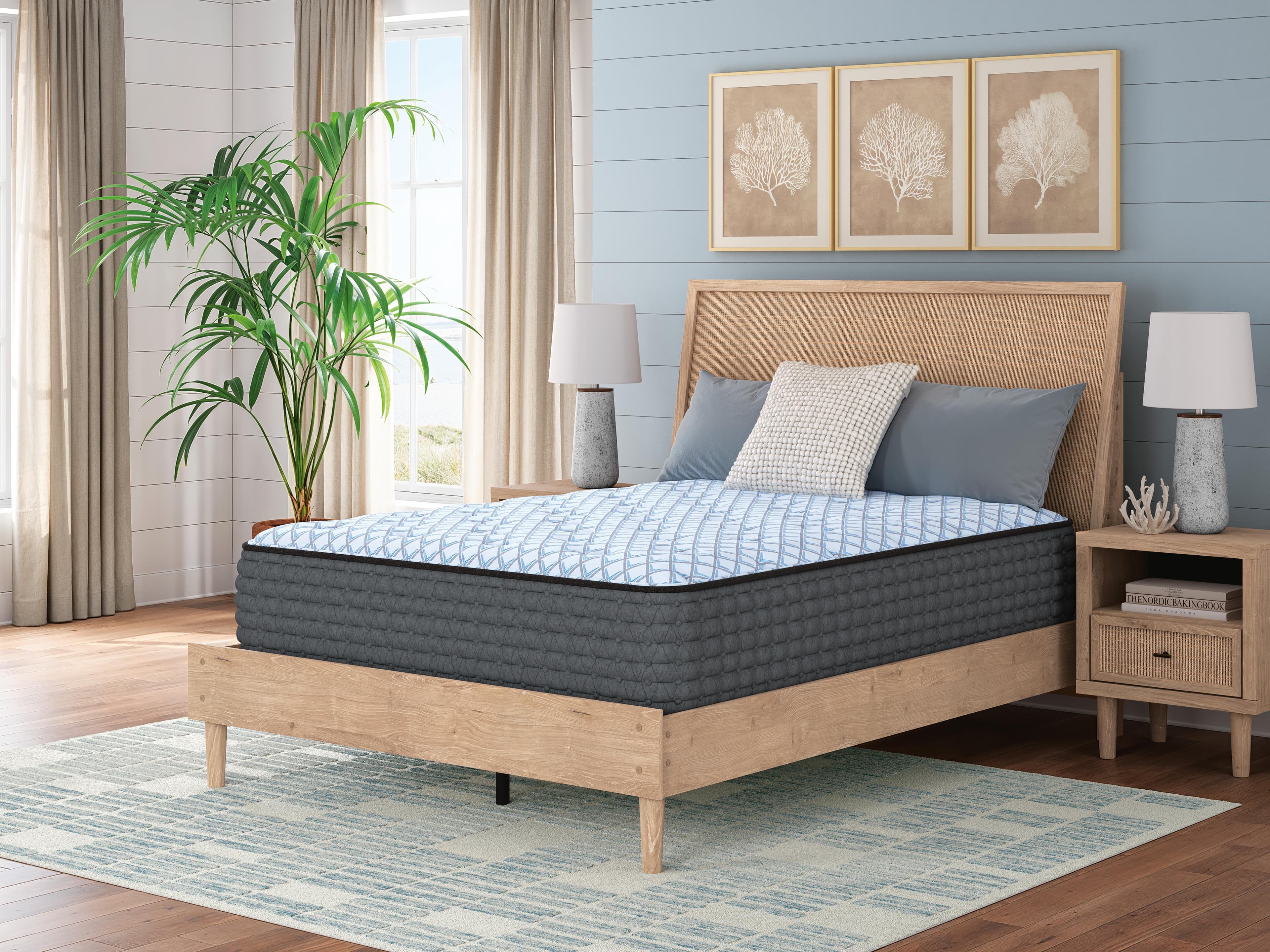 Destin Cove Plush California King Mattress — Blue — view 2