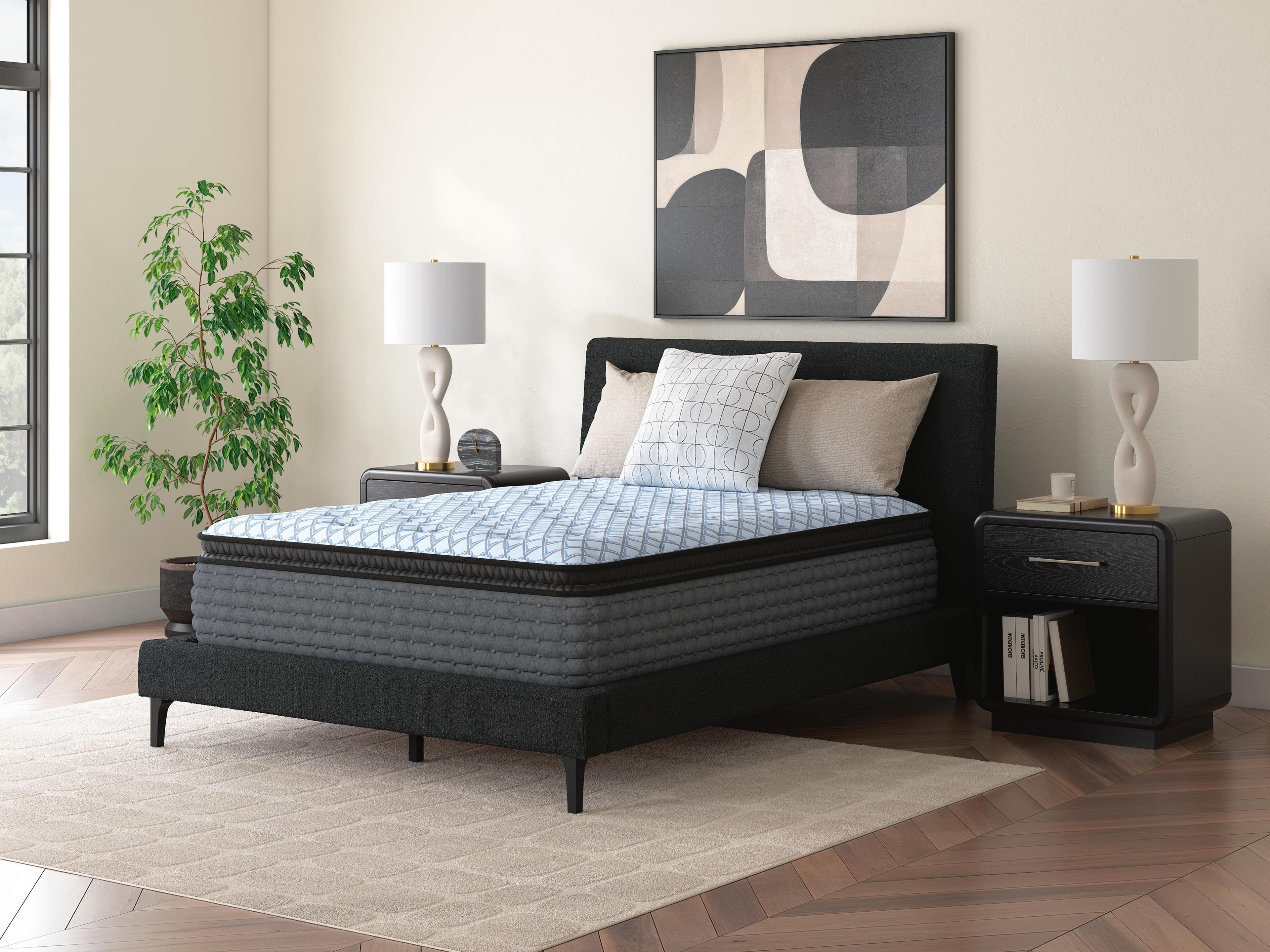 Destin Cove PT Queen Mattress — Blue — view 2
