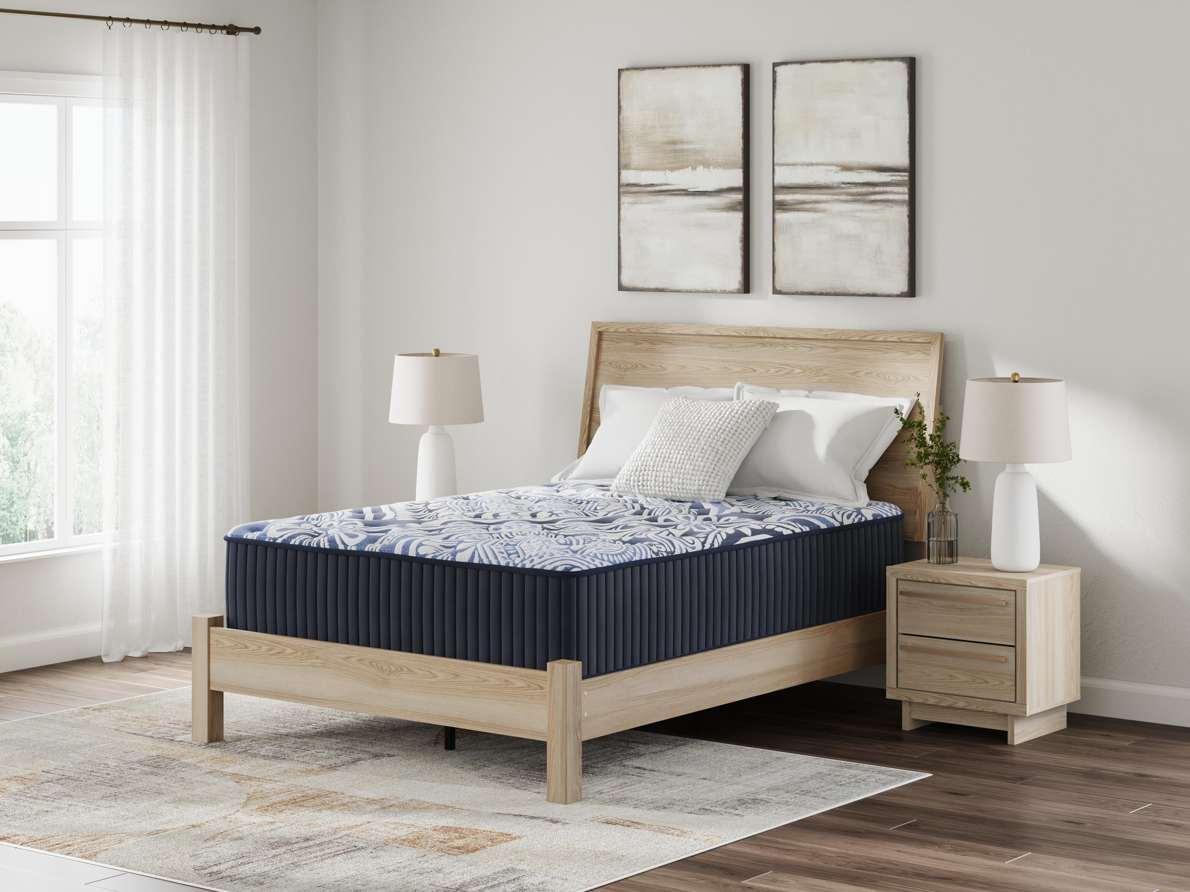 Firm Luxe 2.0 King Mattress — Blue — view 2