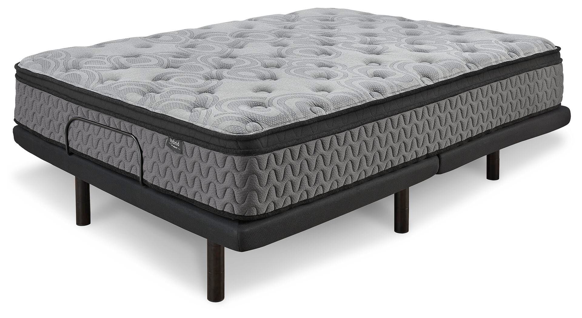 Augusta2 Full Mattress — Black/Gray — view 4