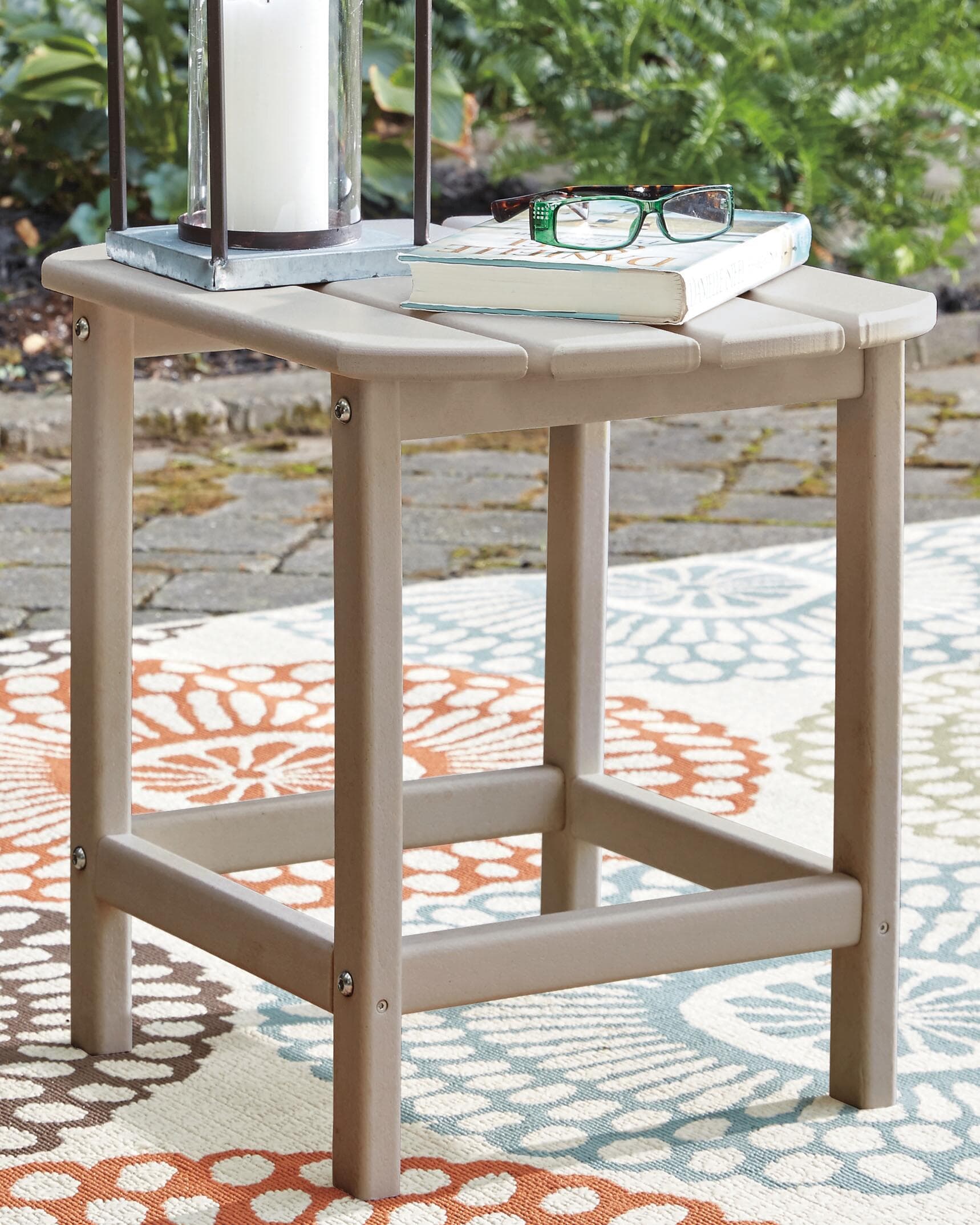 Sundown Treasure End Table — Brown/Beige — view 2