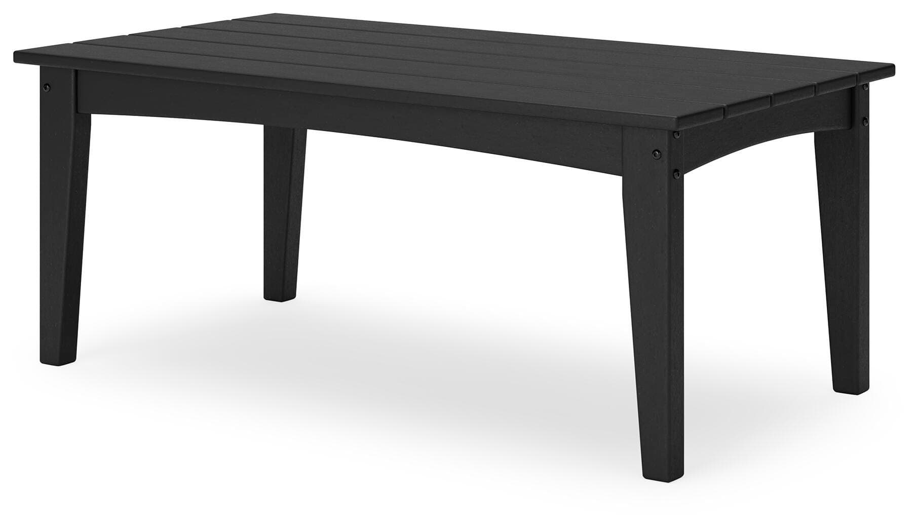 Hyland Wave Outdoor Coffee Table — Black/Gray — view 3