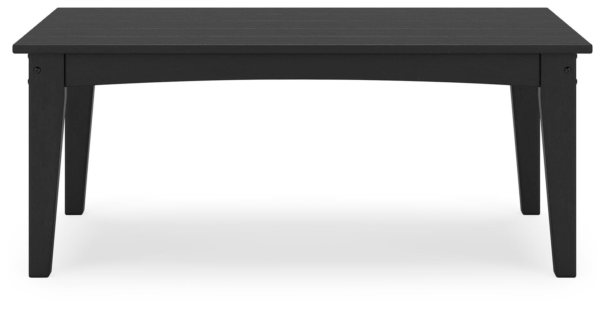 Hyland Wave Outdoor Coffee Table — Black/Gray — view 5