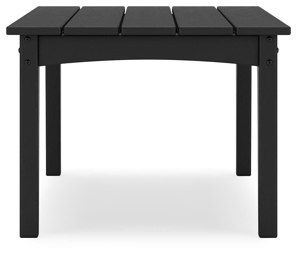Hyland Wave Outdoor Coffee Table — Black/Gray — view 6