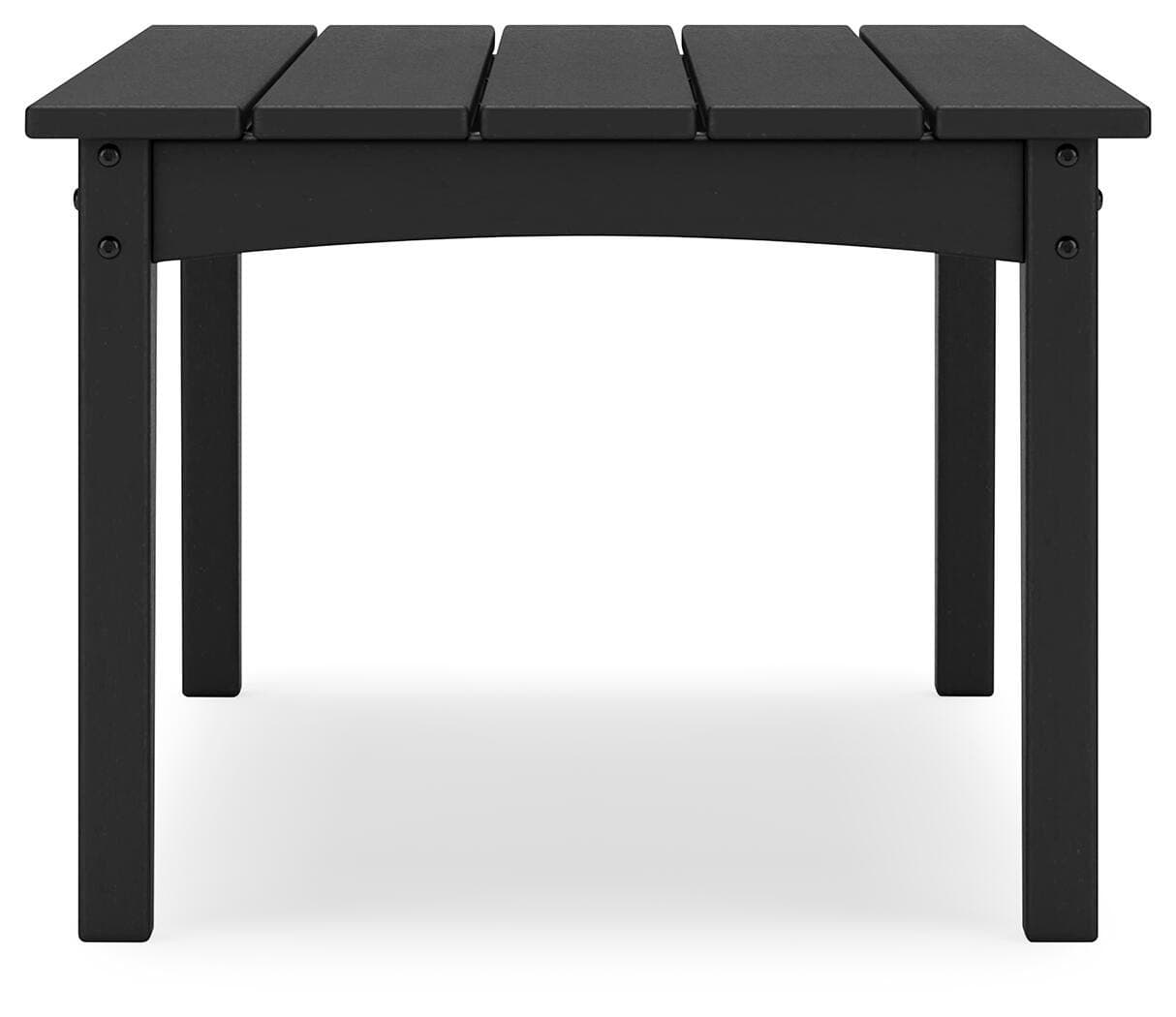 Hyland Wave Outdoor Coffee Table — Black/Gray — view 7