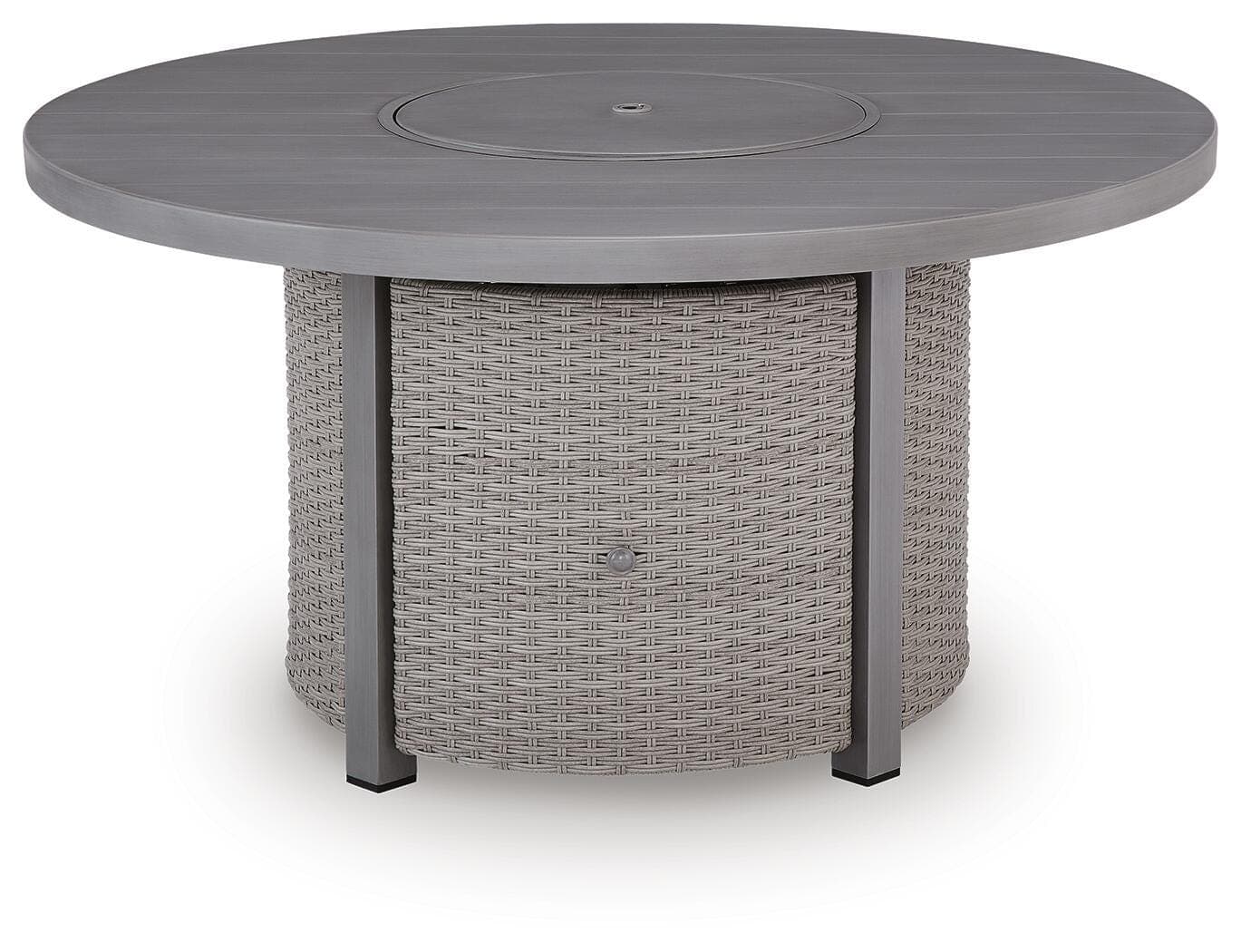 Dillon Beach Outdoor Fire Pit Table — Gray — view 4