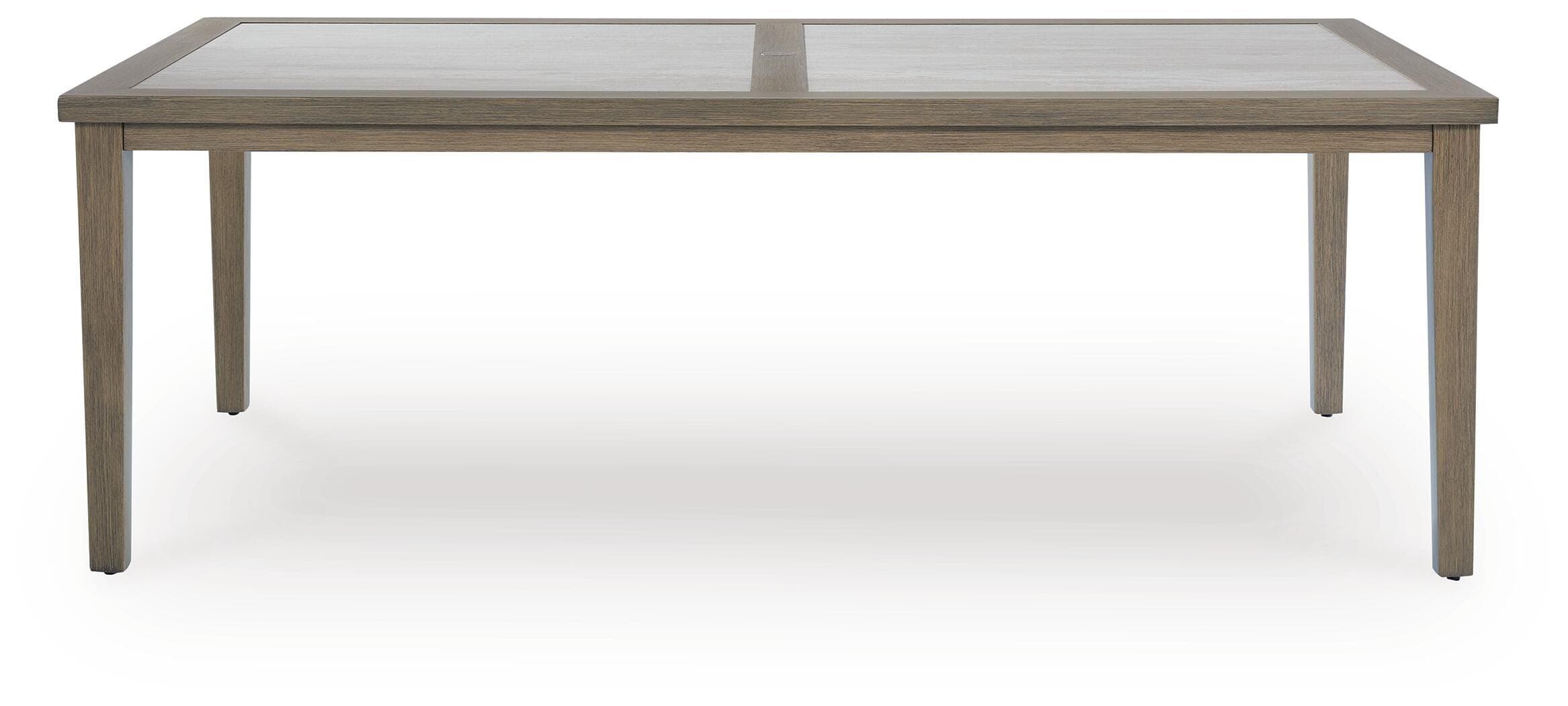 Rainier Ranch Outdoor Dining Table — Brown/Beige — view 3