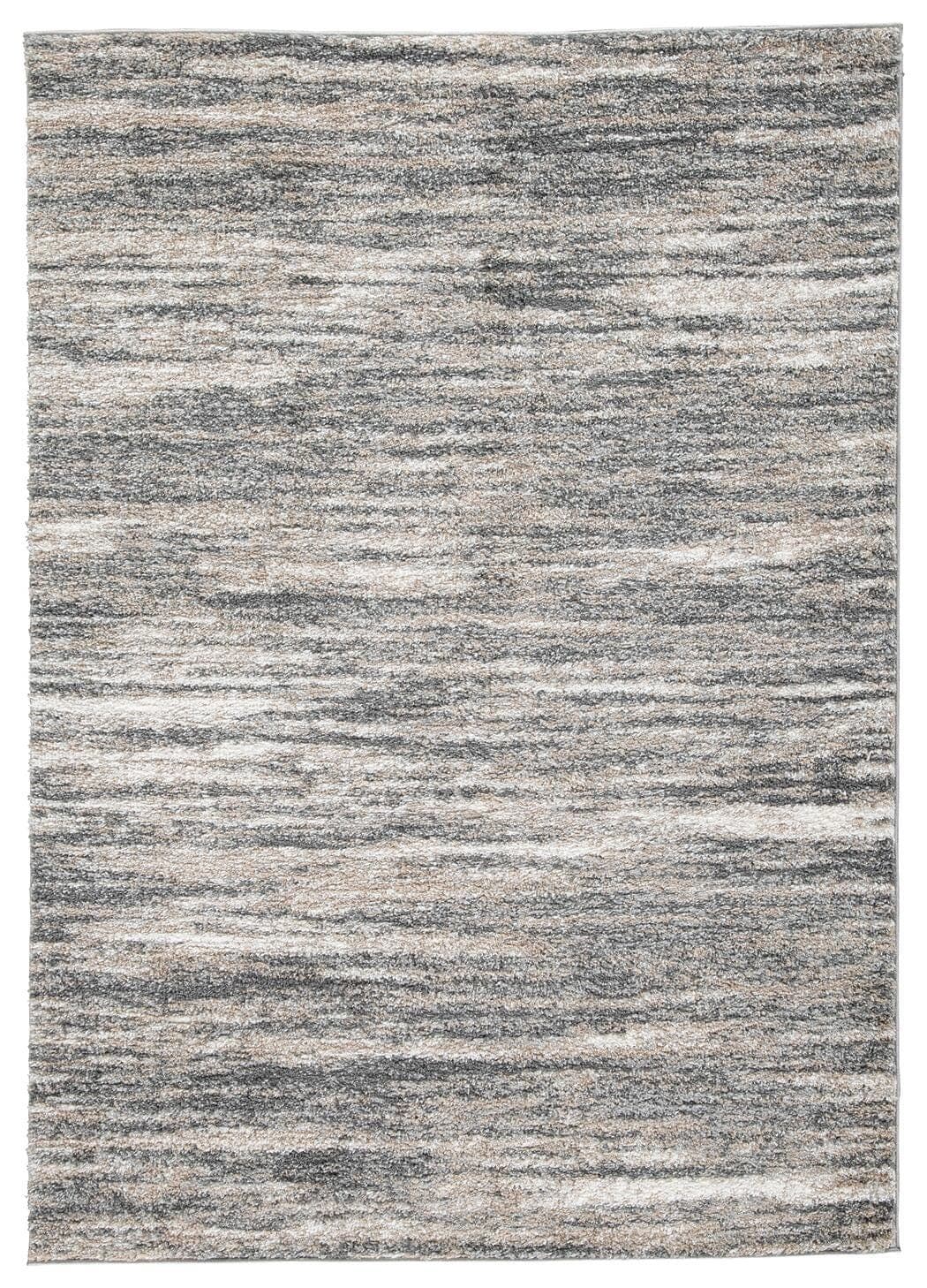 Gizela 7'10" x 10' Rug — White;Black/Gray;Brown/Beige — Middletown Furniture, Middletown OH