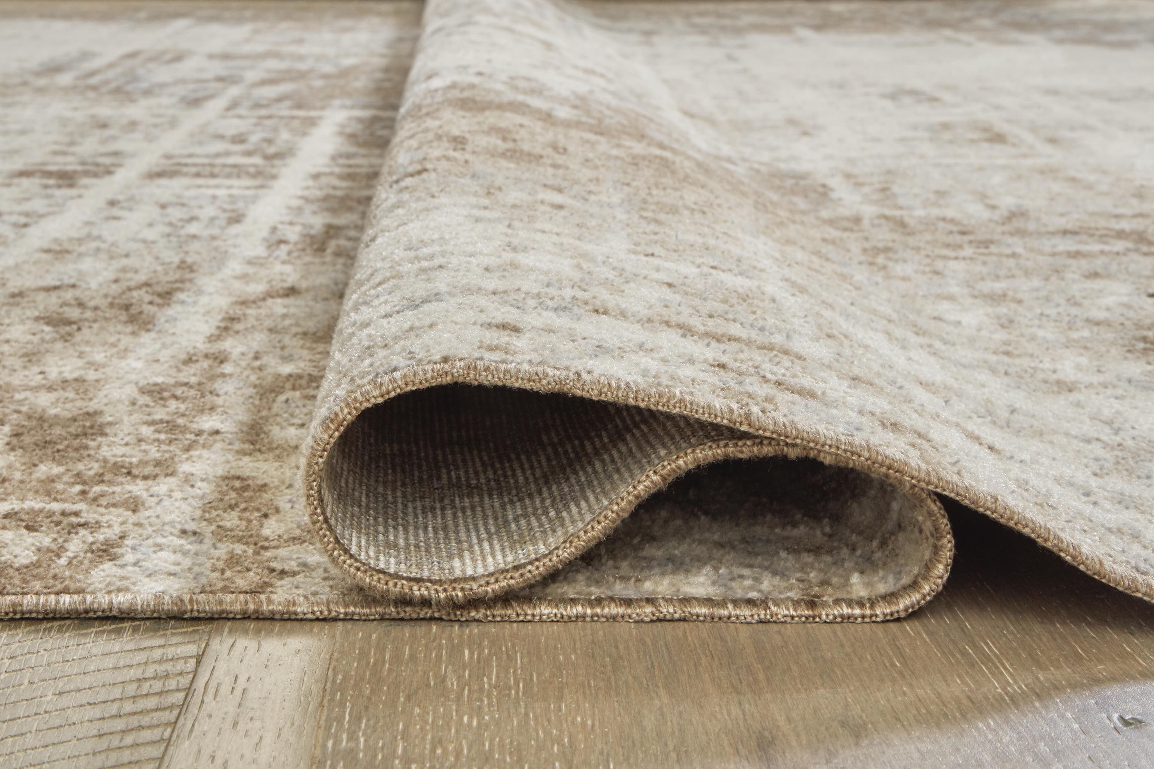 Grifflain 7'10" x 10'3" Washable Rug — Brown/Beige — view 4