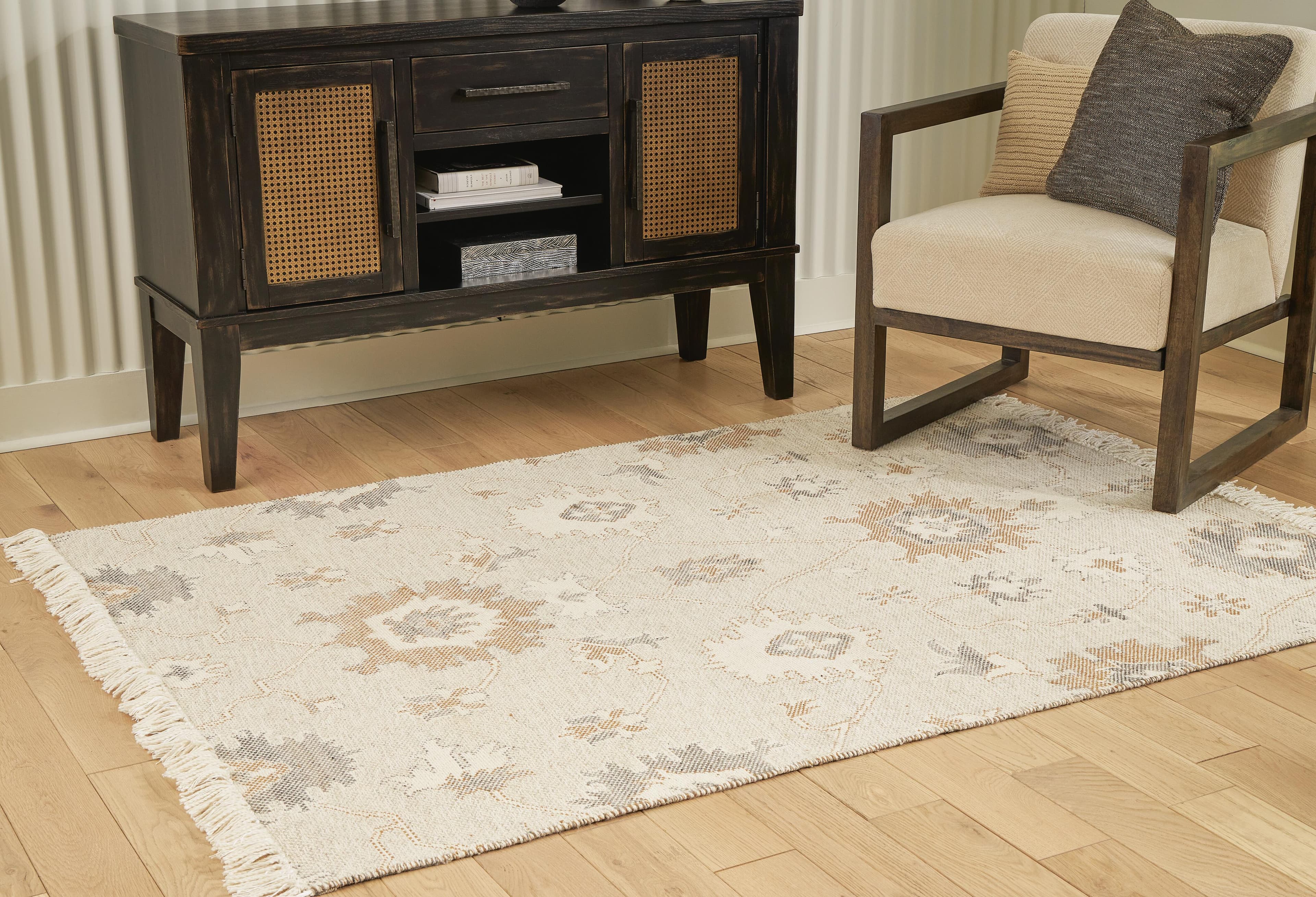 Calkin 5' x 7' Rug — Black/Gray;Brown/Beige — view 2