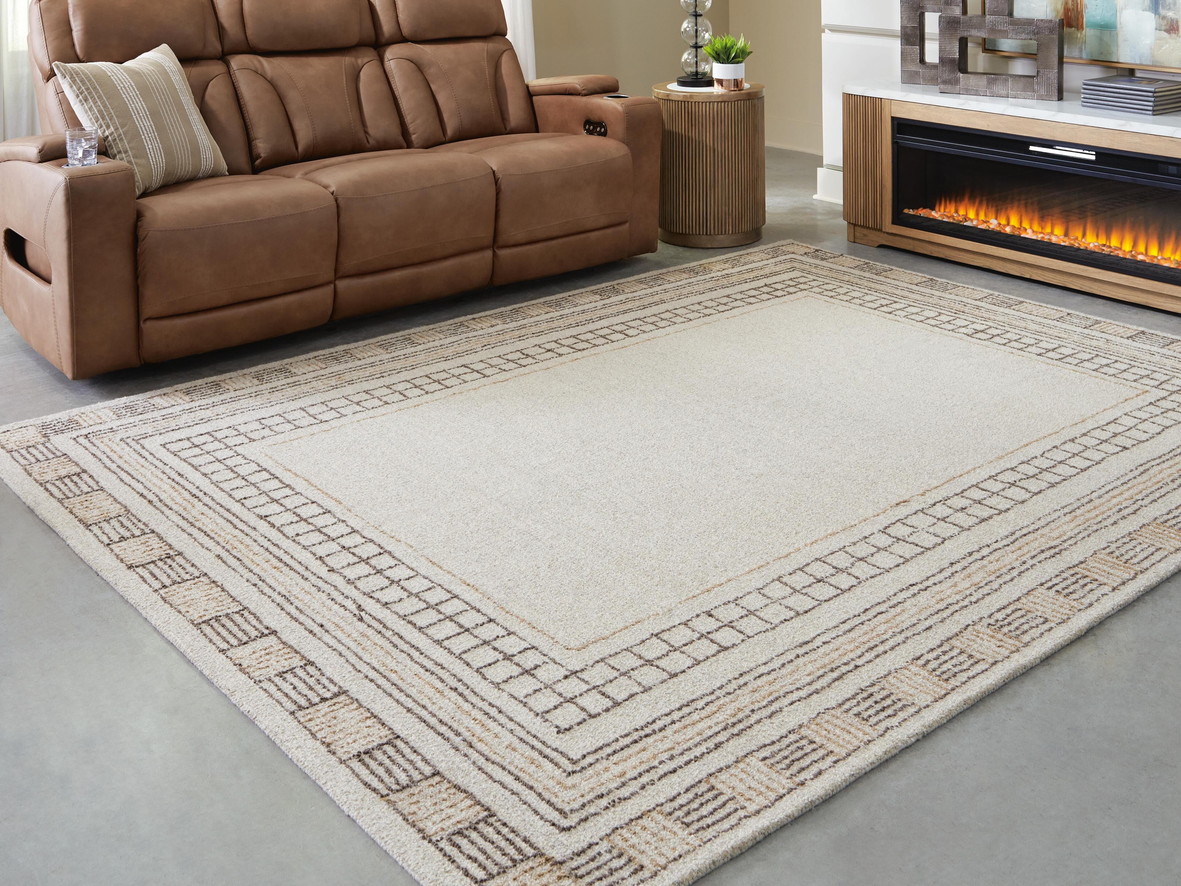 Idaman Large Rug — Brown/Beige — view 2