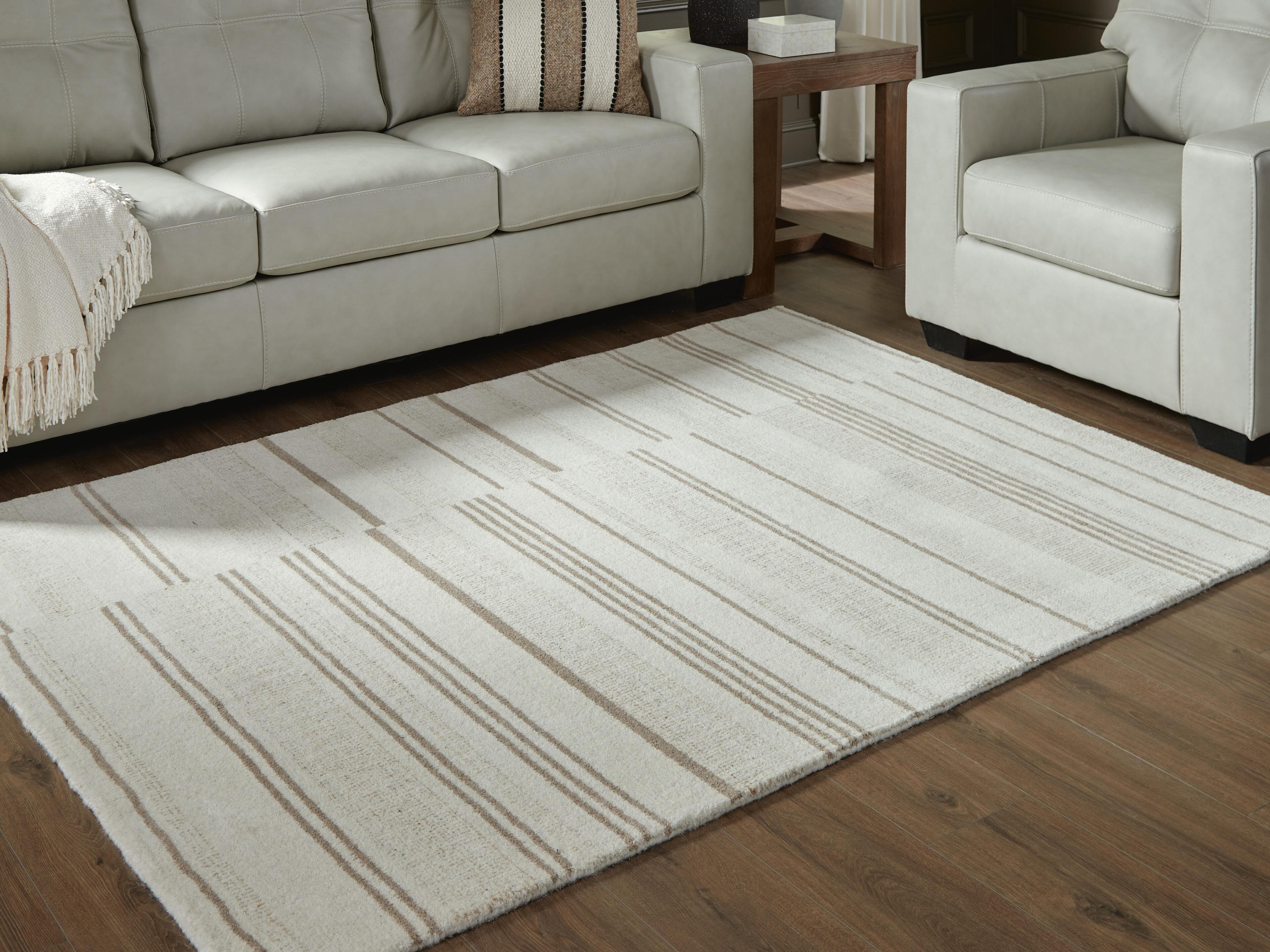 Gadence 5' x 7' Area Rug — Ivory/Tan — view 2
