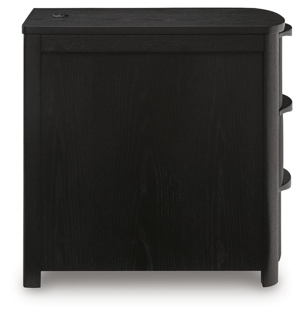 Camdill Chairside End Table — Black/Gray — view 5