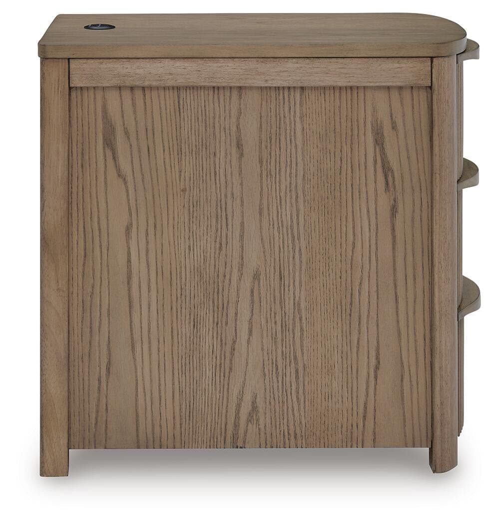 Camdill Chairside End Table — Brown/Beige — view 5