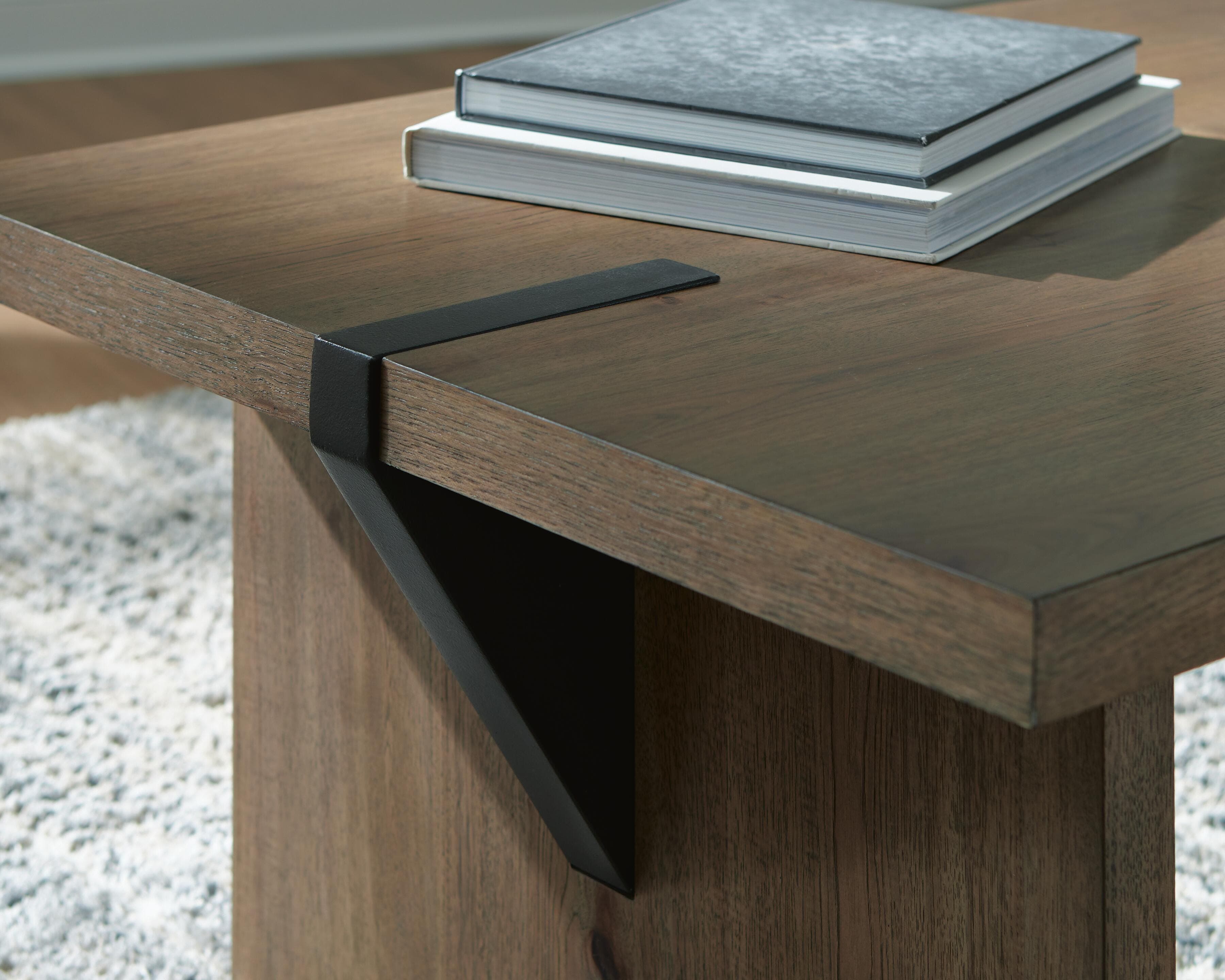 Kandinew Coffee Table — Black/Gray;Brown/Beige — view 6