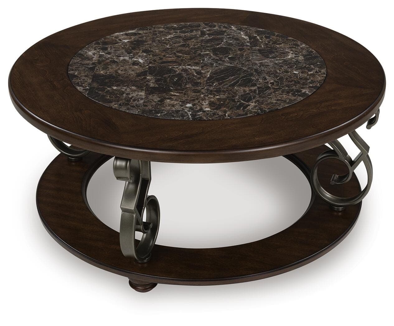 Frallyn Coffee Table — Brown/Beige — view 3