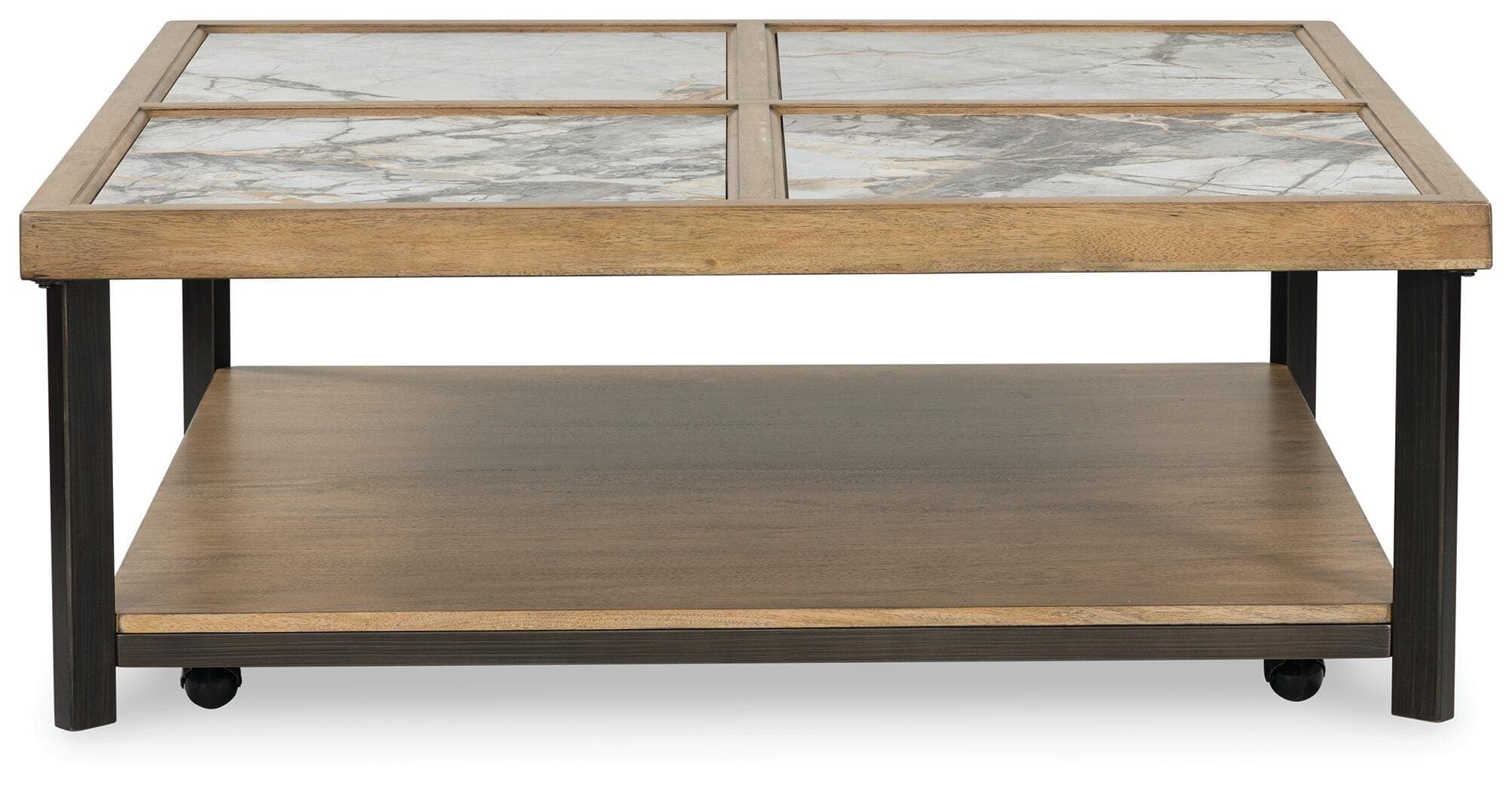 Montia Coffee Table — Black/Gray;Brown/Beige — view 4